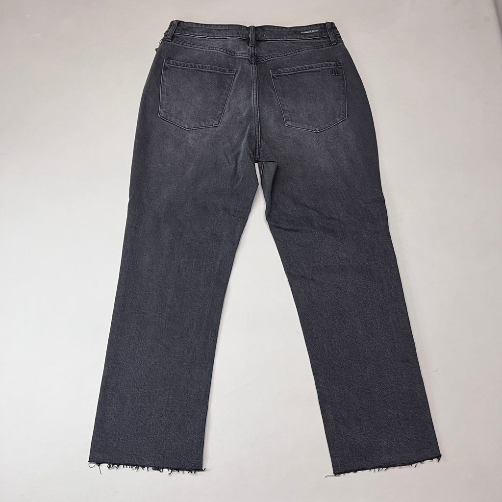 ARTICLES OF SOCIETY Kate Eleele Raw Hem Cropped Jeans Women's Sz 28 Black 4810TQB-720 (New)
