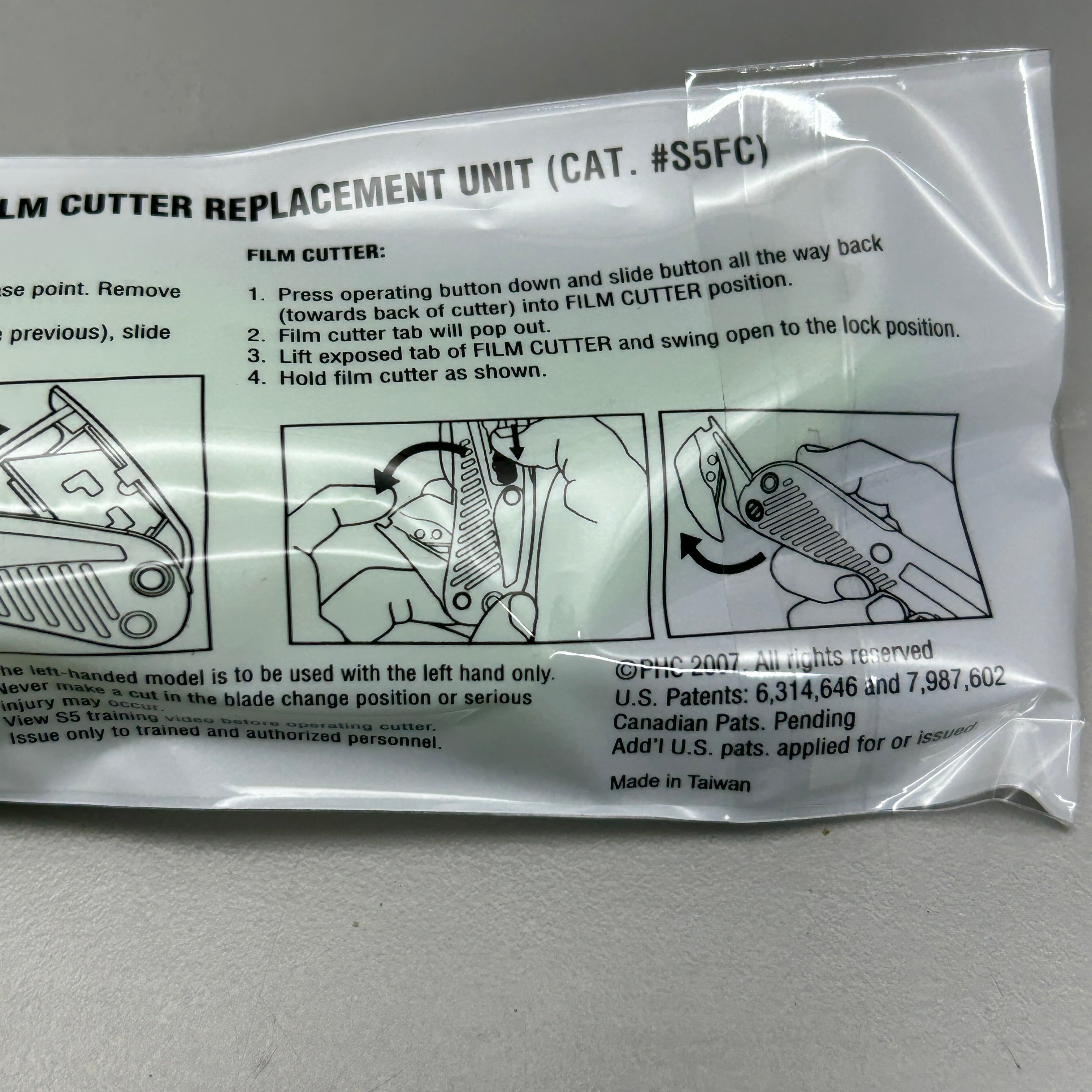 PACIFIC HANDY CUTTER 12-PACK! Right Handed Safety Box Tape Film Cutter (New)