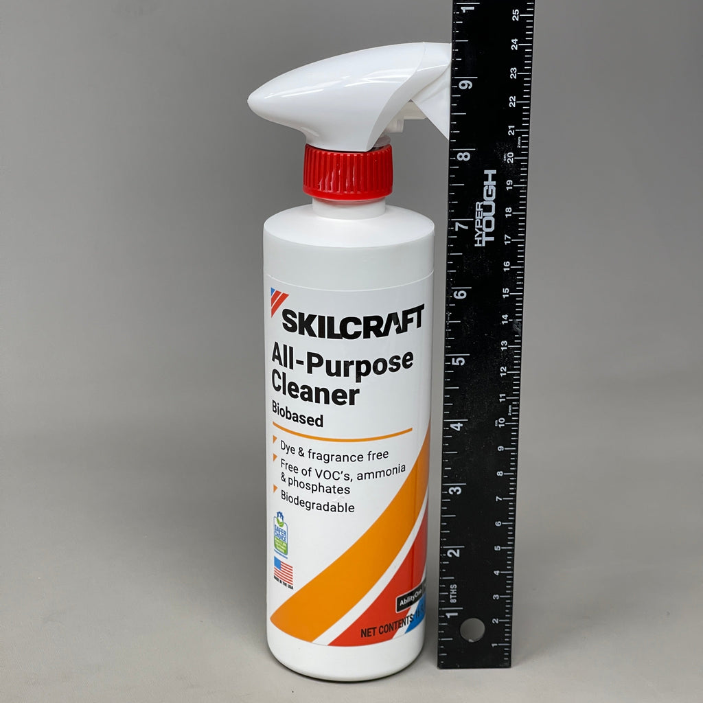 SKILCRAFT (4 PACK) All Purpose Cleaner Biobased 16 oz Spray Bottle 9265280
