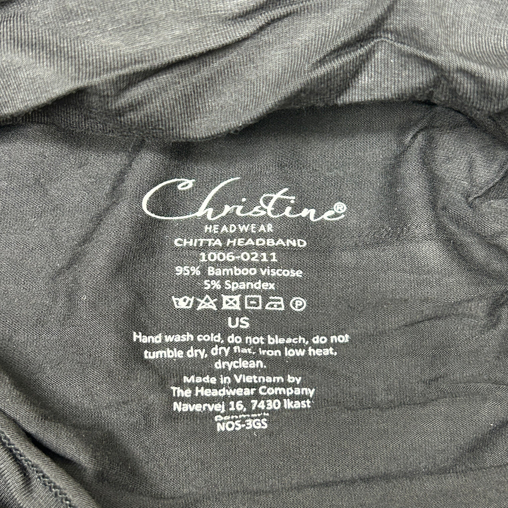 CHRISTINE HEADWEAR Chitta Headband Black 1006-0211 (New)