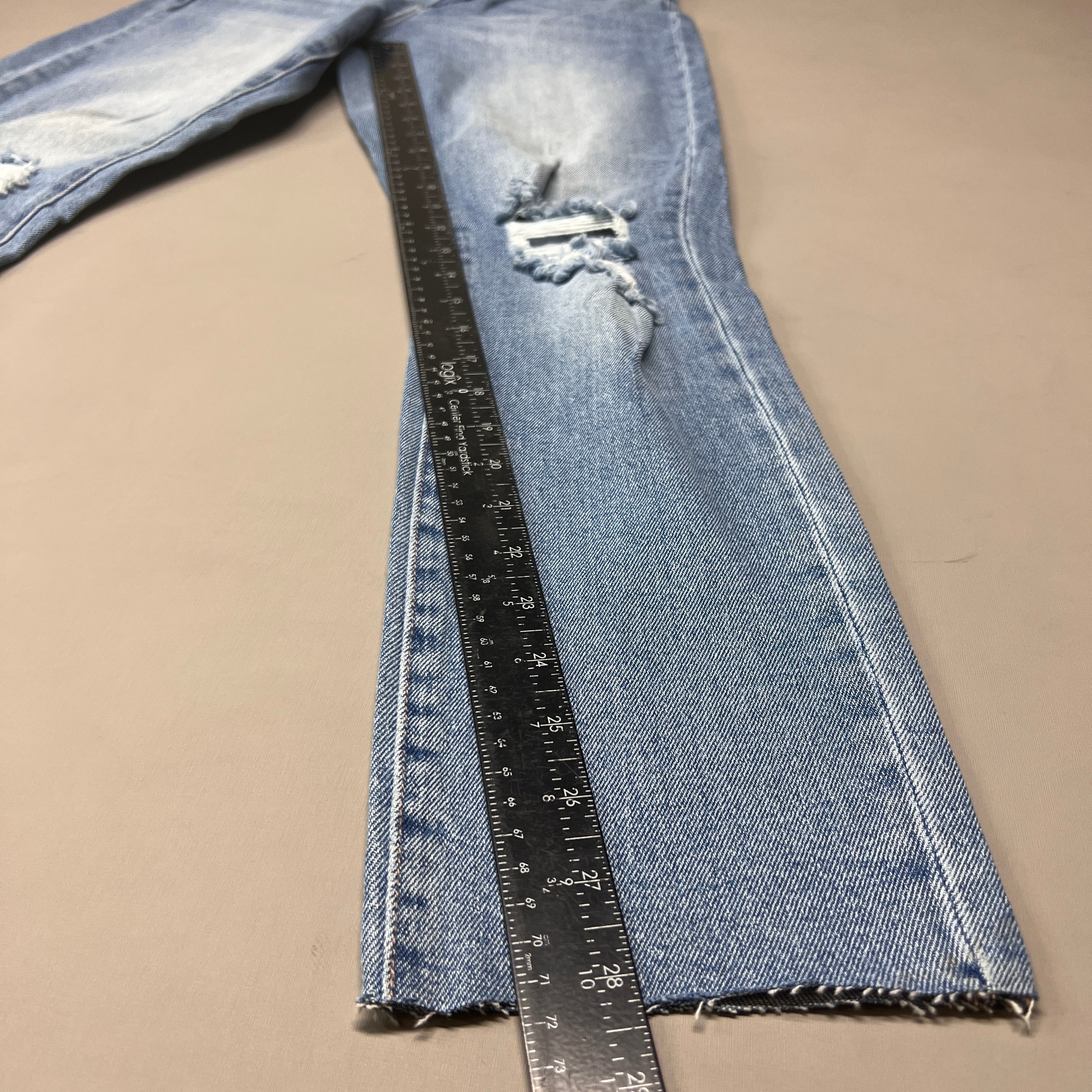 ARTICLES OF SOCIETY Orchidland Ripped Denim Jeans Women's Sz 24 Blue 4009TQ3-717 (New)