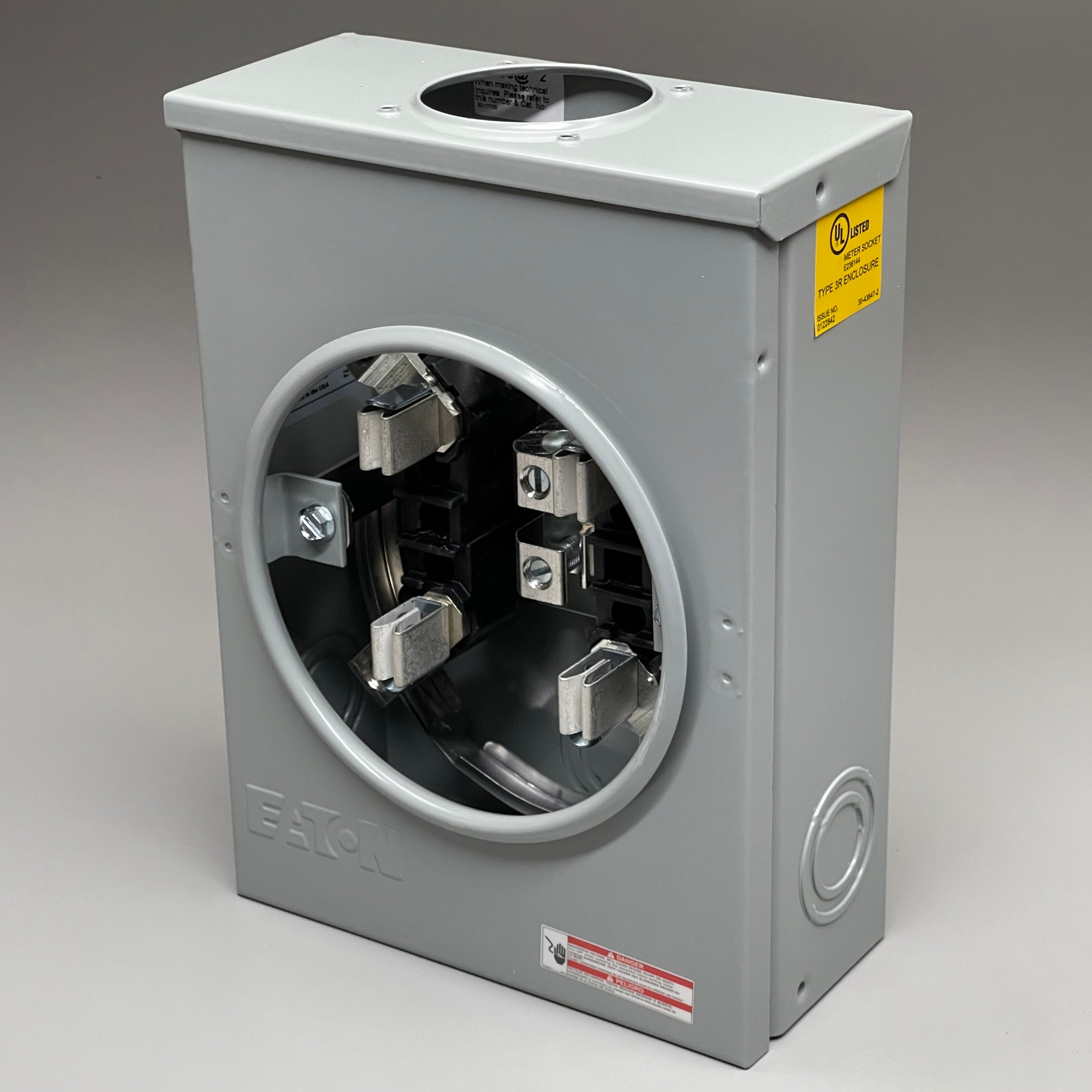 EATON B-Line 11 Meter Socket 125A 4 Jaw 1PH, NEMA 3R Top Feed 125 Amp (New)