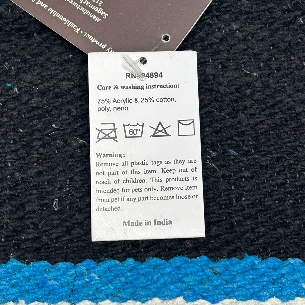 EQUINE ZONE 30" x 60" Saddle Blanket Blue (New)