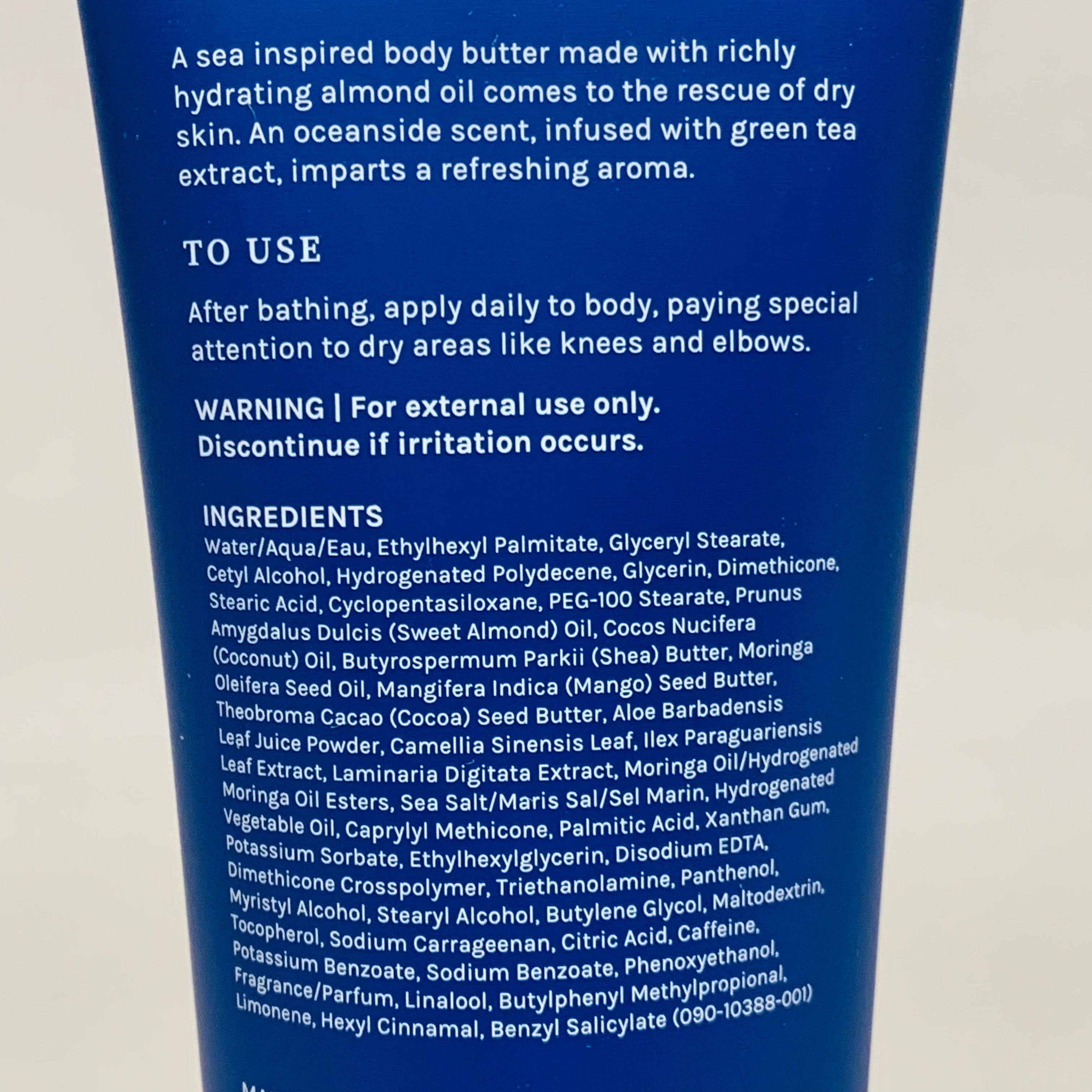 DISNEY Resorts H2O+ Sea Salt Body Butter 8 oz Tube DISCONTINUED 19048 (New)