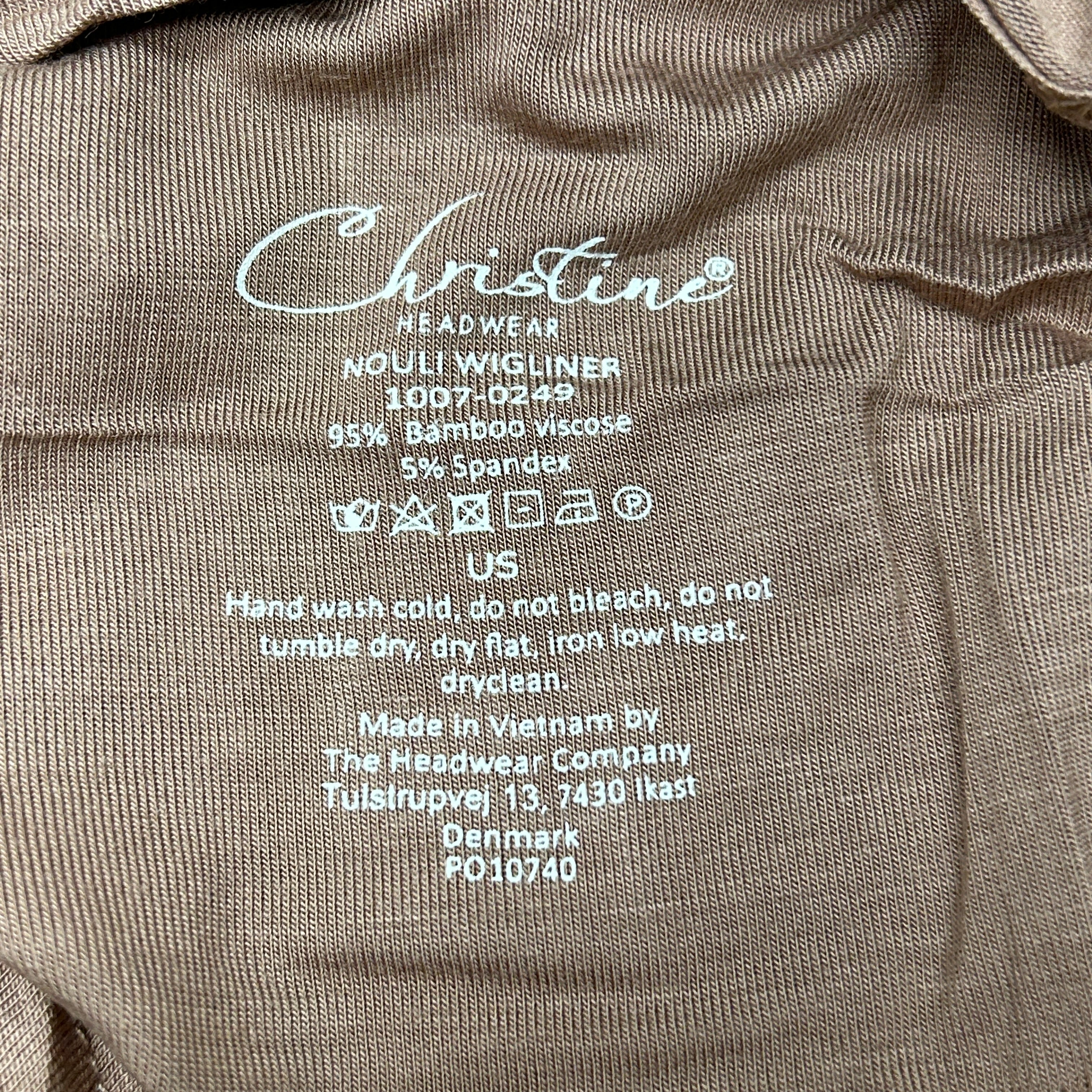 CHRISTINE HEADWEAR Nouli Wigliner Bamboo with Aloe Vera Brown (New)