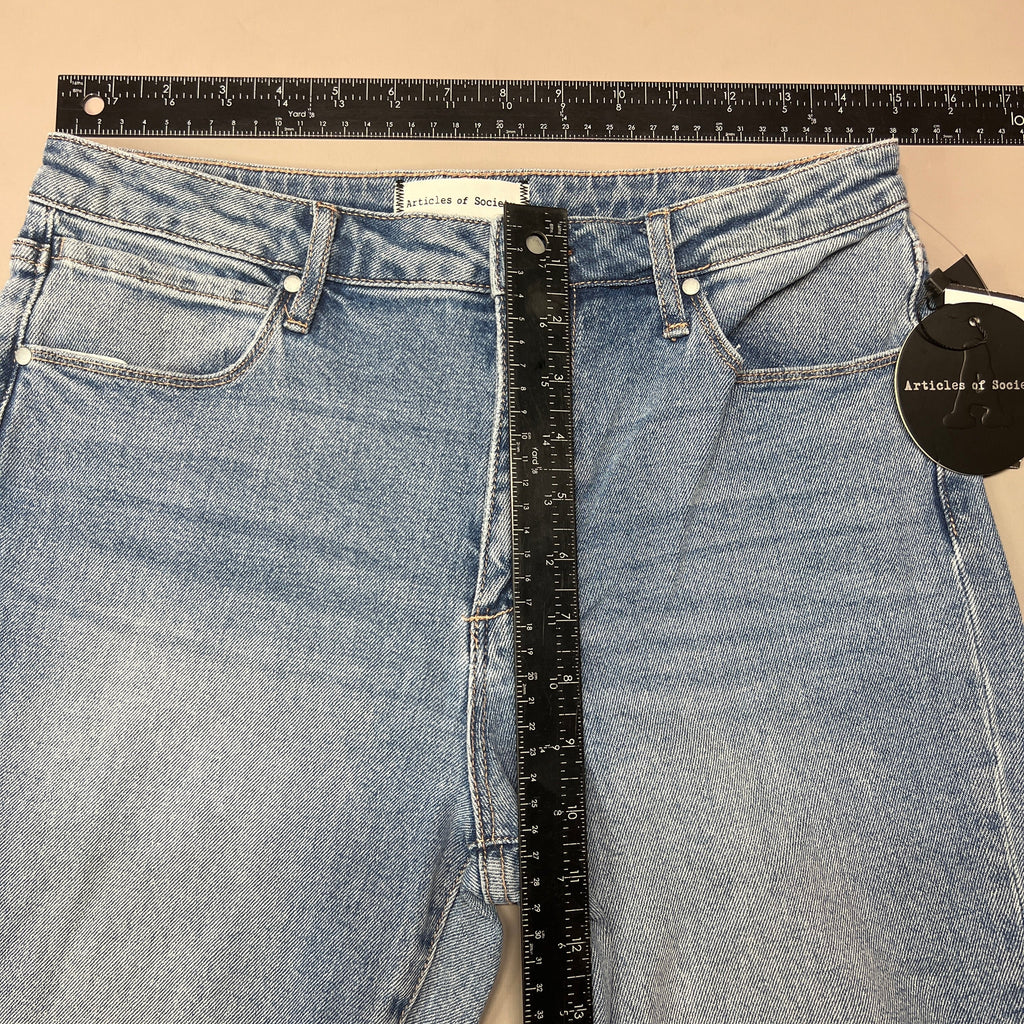 ARTICLES OF SOCIETY Orchidland Ripped Denim Jeans Women's Sz 27 Blue 4009TQ3-717 (New)