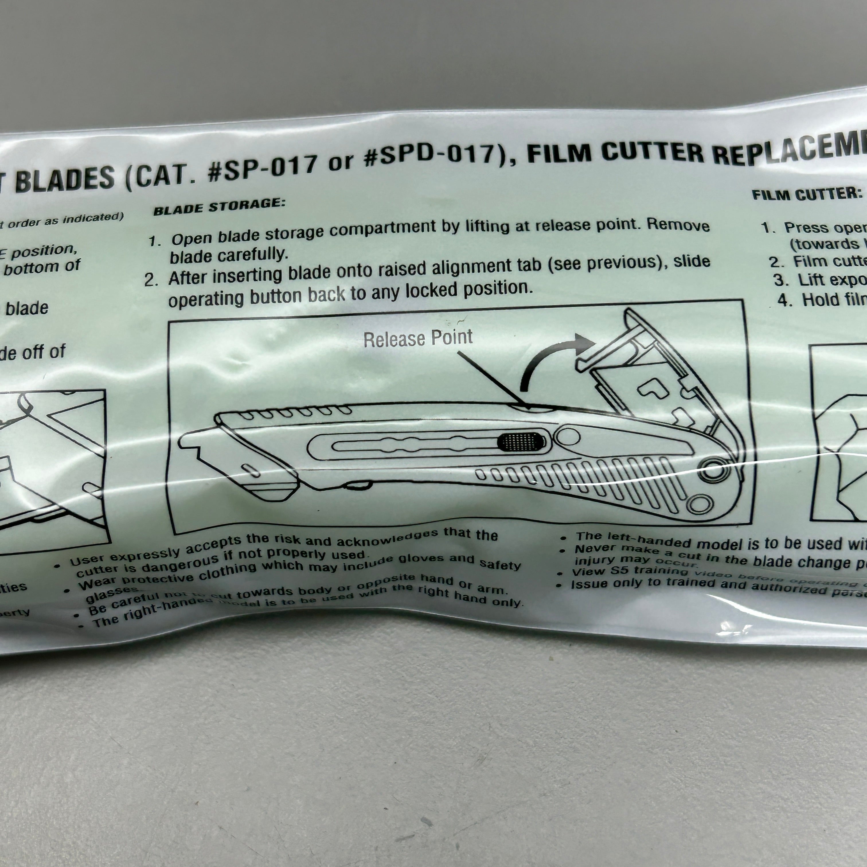 PACIFIC HANDY CUTTER 12-PACK! Right Handed Safety Box Tape Film Cutter (New)