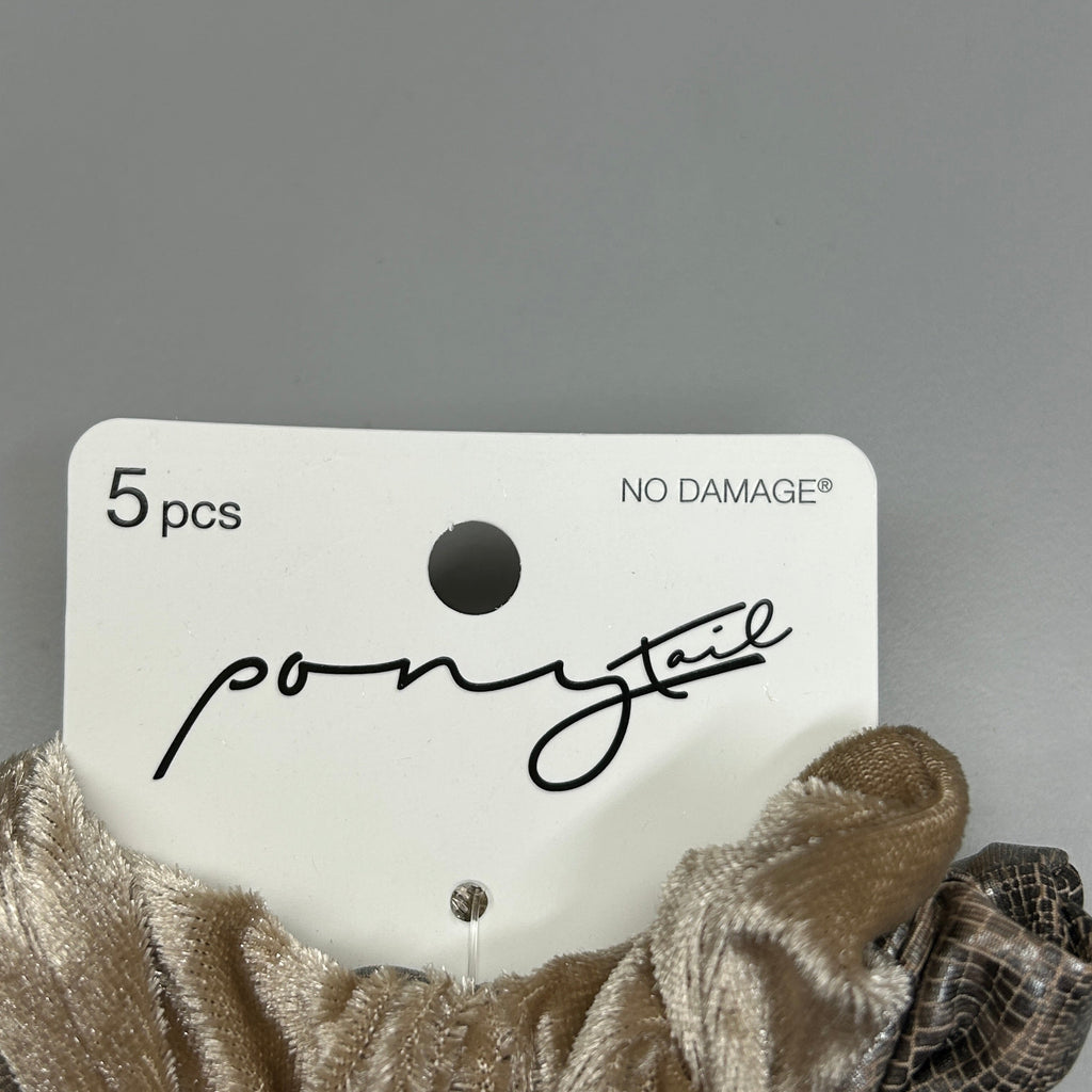 SCUNCI 3-PACK! The Original Scrunchie Neutral 5-Pieces (New)