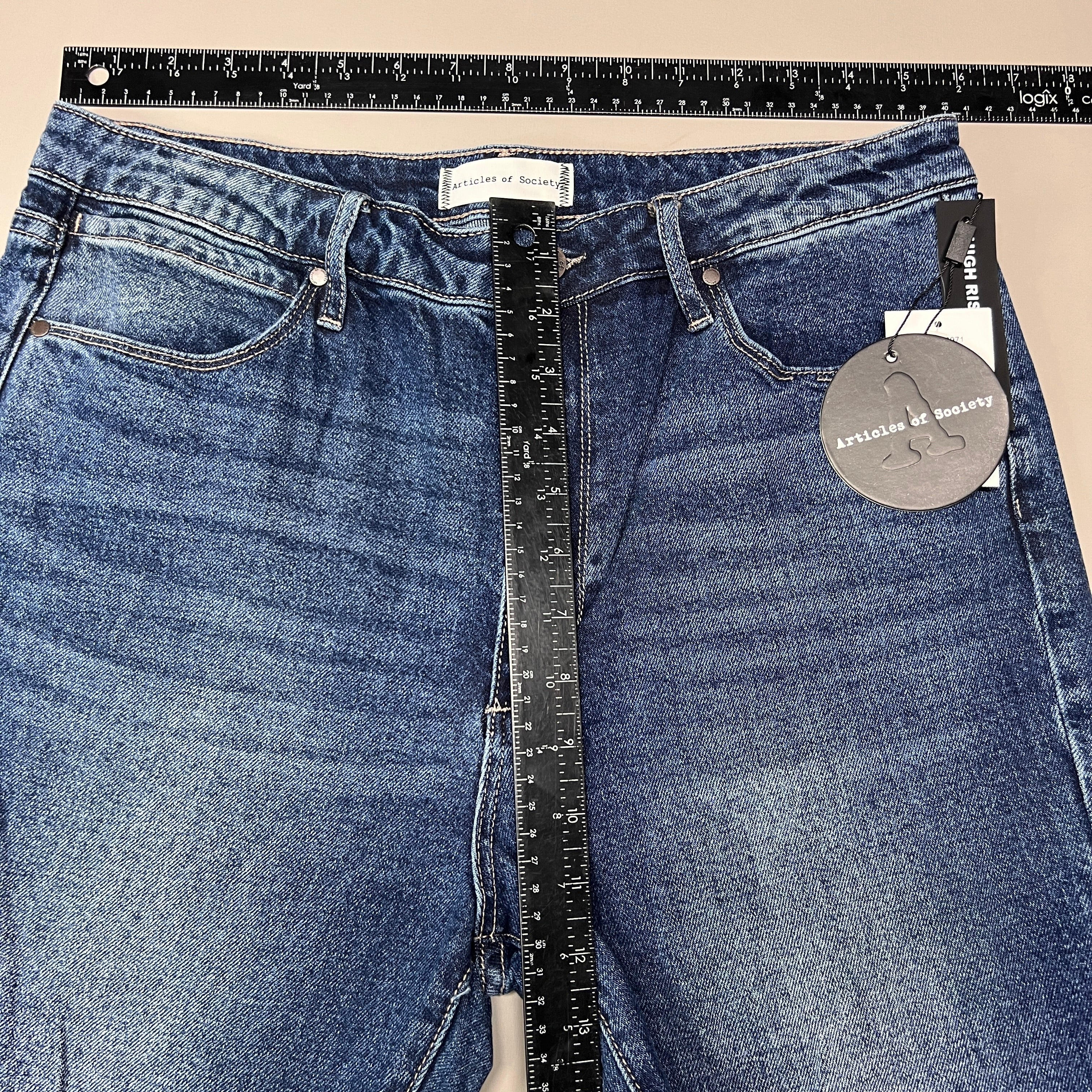 ARTICLES OF SOCIETY Ewa Beach Denim Jeans Women's Sz 30 Blue 4810TQ3-718 (New)