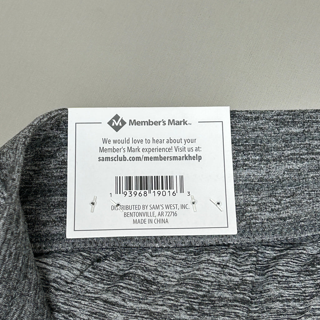 MEMBERS MARK Favorite Straight Leg Soft Pant Heather Grey Size Medium (New)