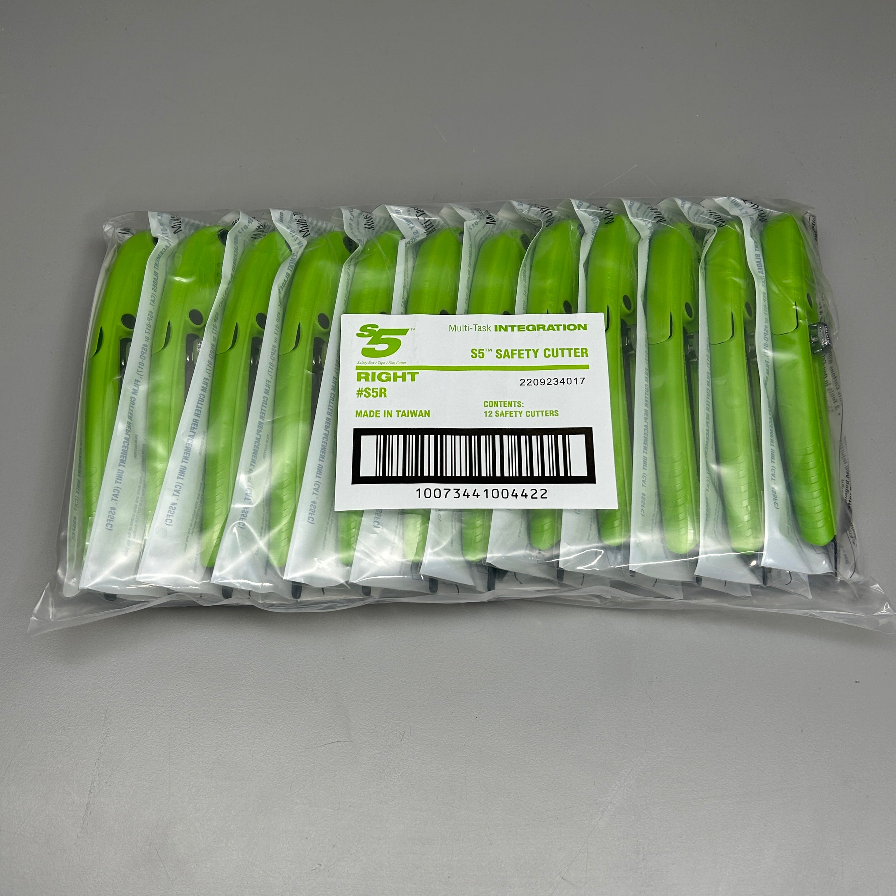 PACIFIC HANDY CUTTER 12-PACK! Right Handed Safety Box Tape Film Cutter (New)