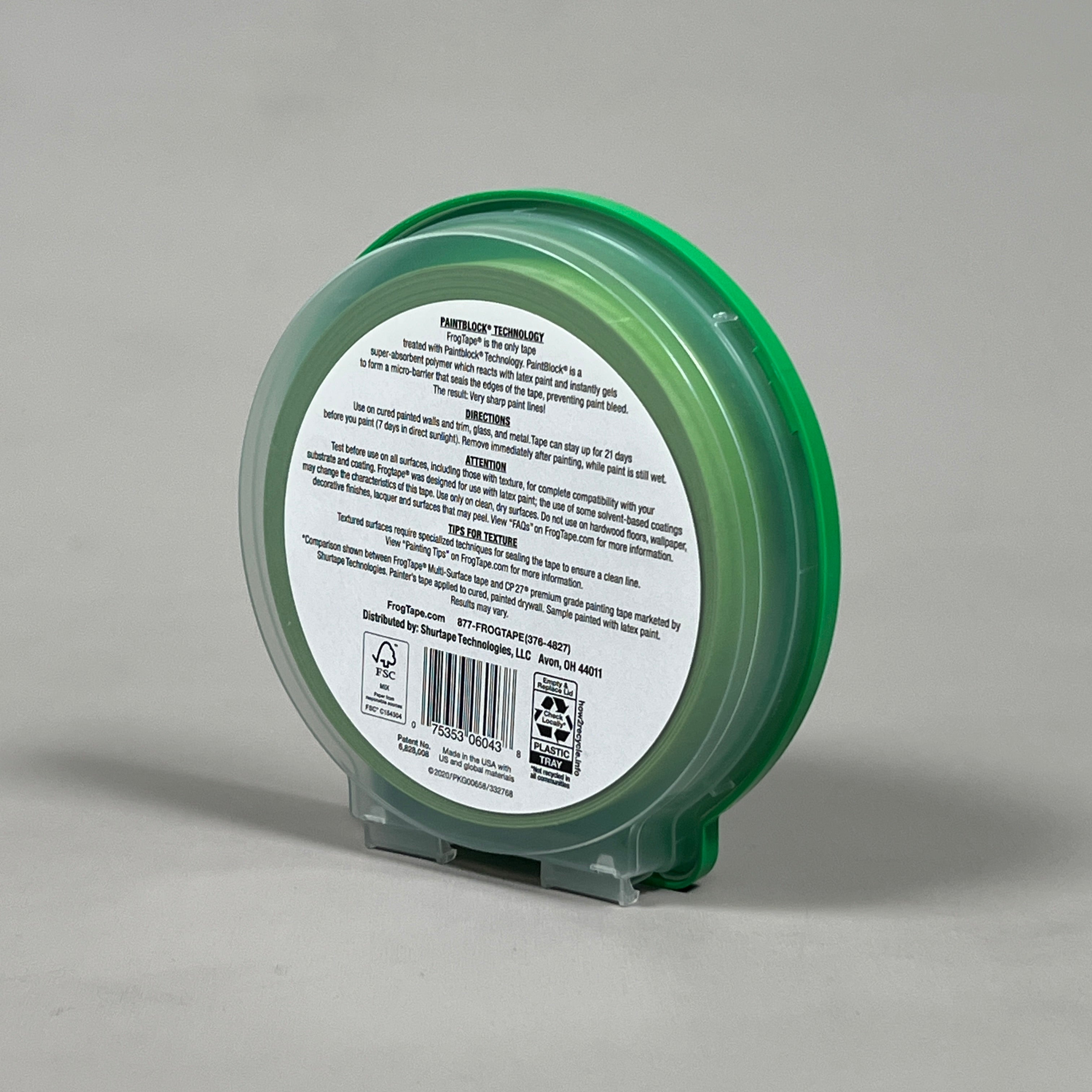 2-PK SHURTAPE FROGTAPE Multi-Surface Masking Tape Green 0.94 in x 60 yd 332785 (New)