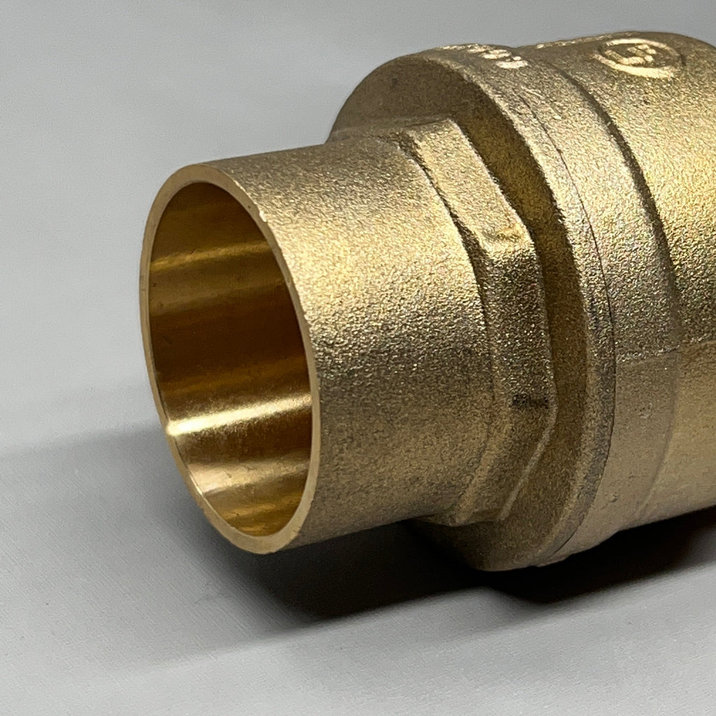 RED-WHITE VALVE Brass Ball Valve 1-1/2" 1.8 lb 5595AB (New)