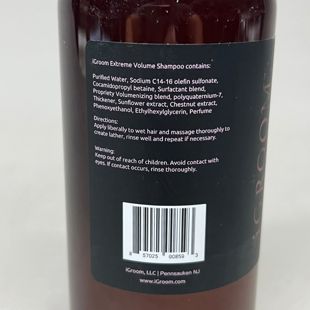 IGROOM Extreme Volume Dog Shampoo, Luxury Pet Beauty Care 16 fl oz (New)