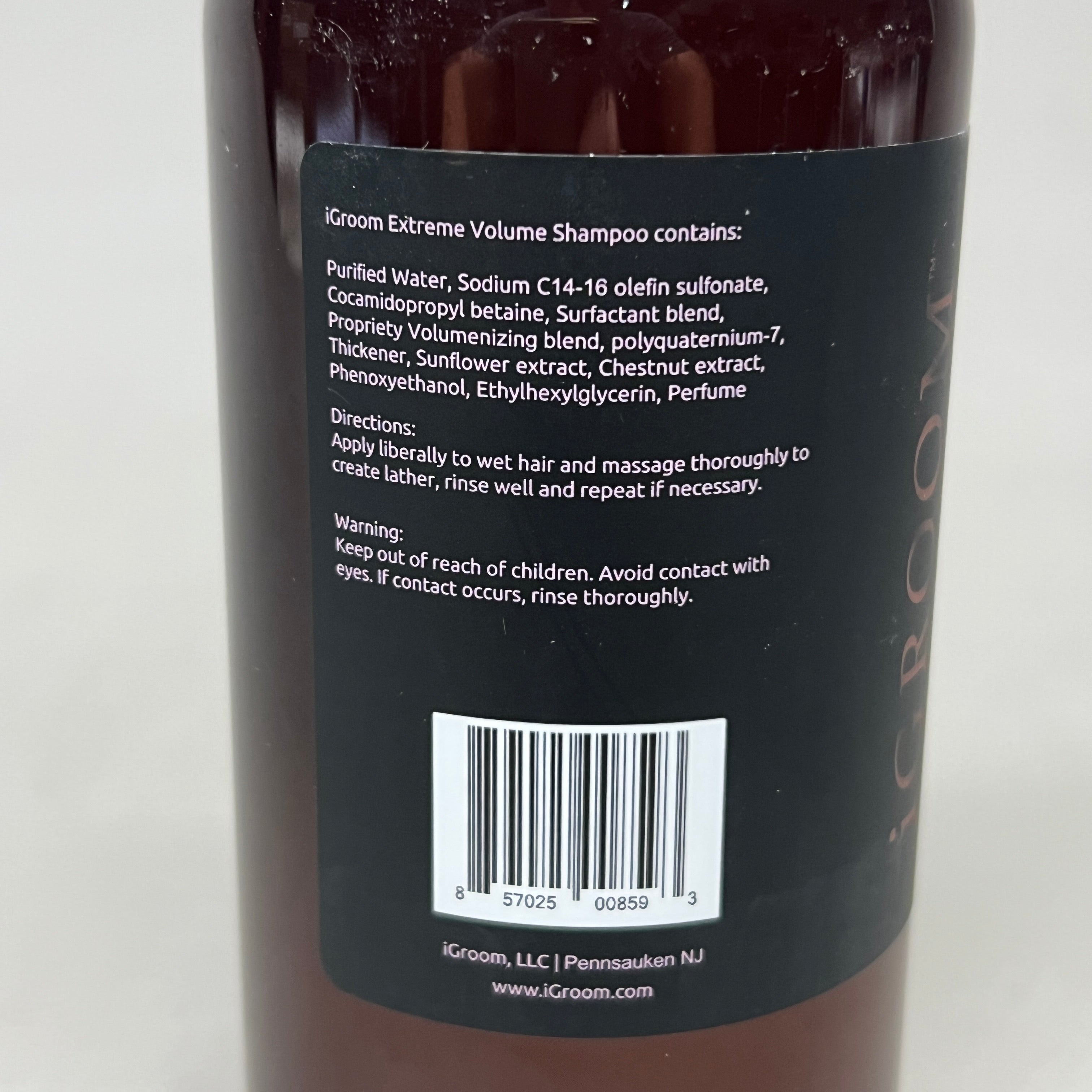 IGROOM Extreme Volume Dog Shampoo, Luxury Pet Beauty Care 16 fl oz (New)
