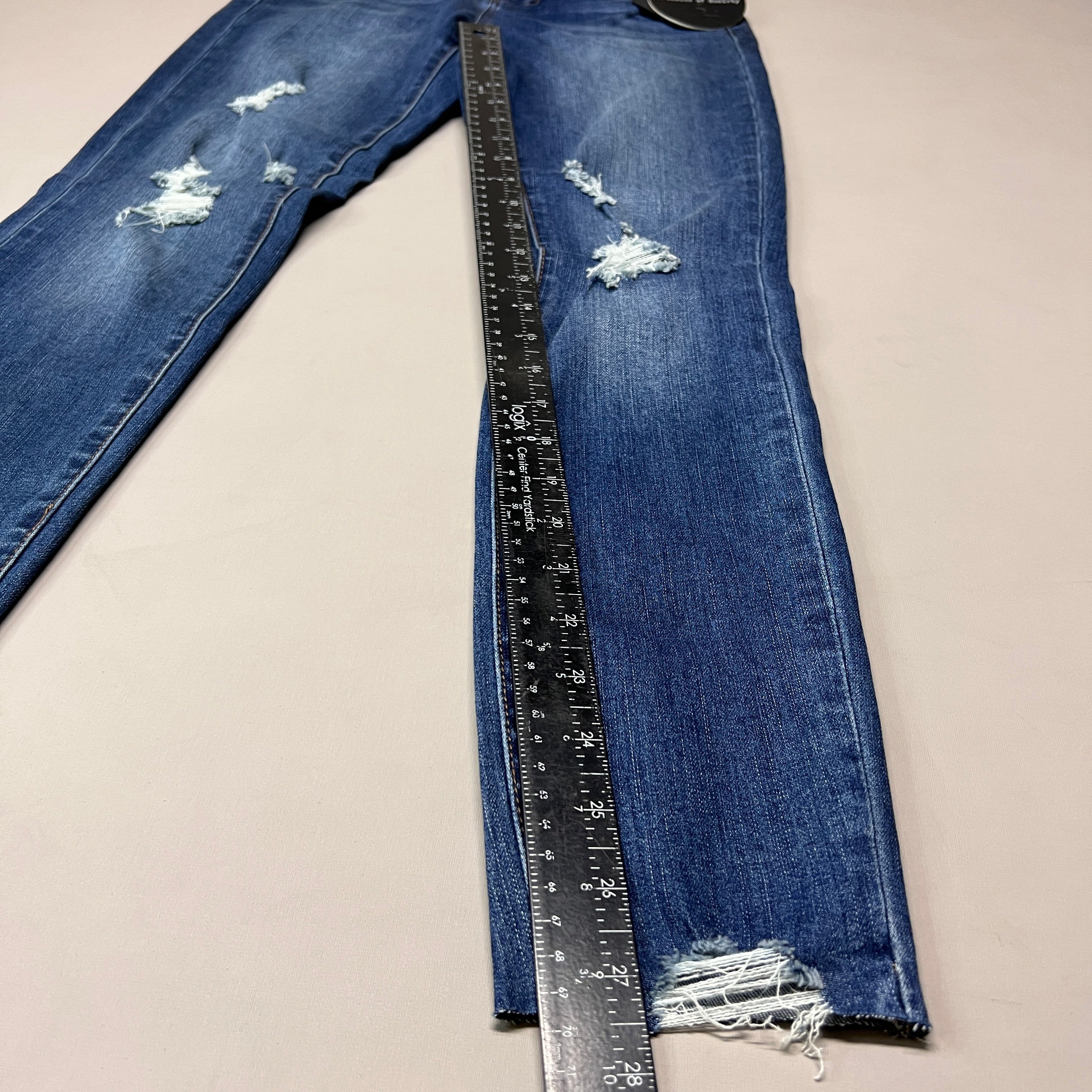 ARTICLES OF SOCIETY Hilo Ripped Denim Jeans Women's Sz 26 Blue 5350PLV-706 (New)