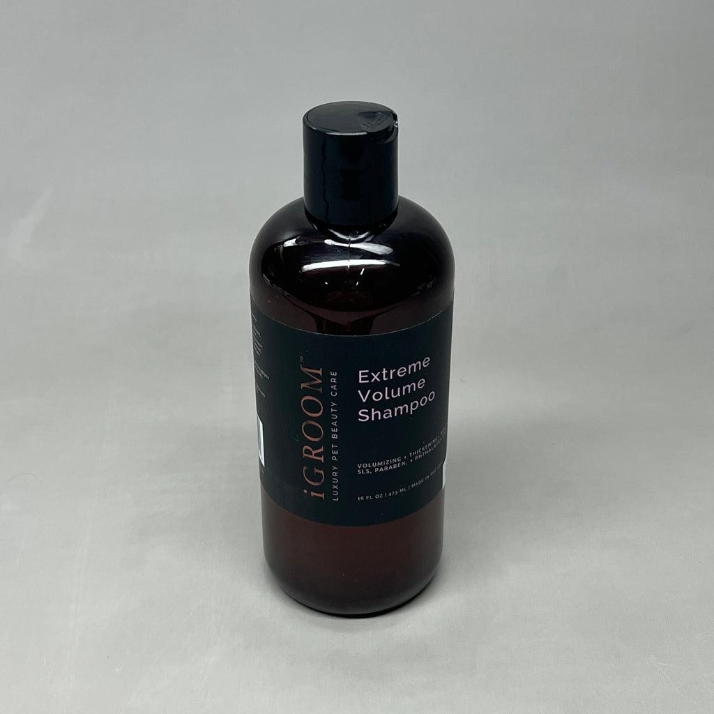 IGROOM Extreme Volume Dog Shampoo, Luxury Pet Beauty Care 16 fl oz (New)