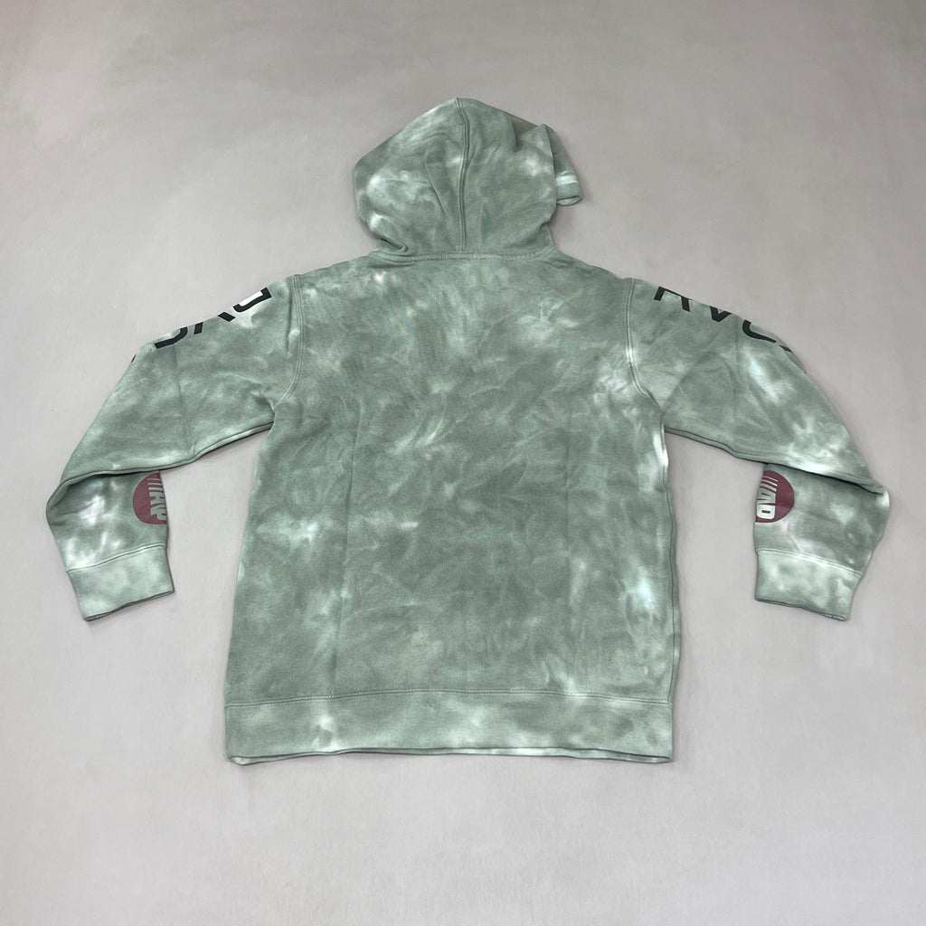 RVCA Artist Network Program Tie Dye Hoodie Youth Sz M /12 AVBSF00106 Green (New)