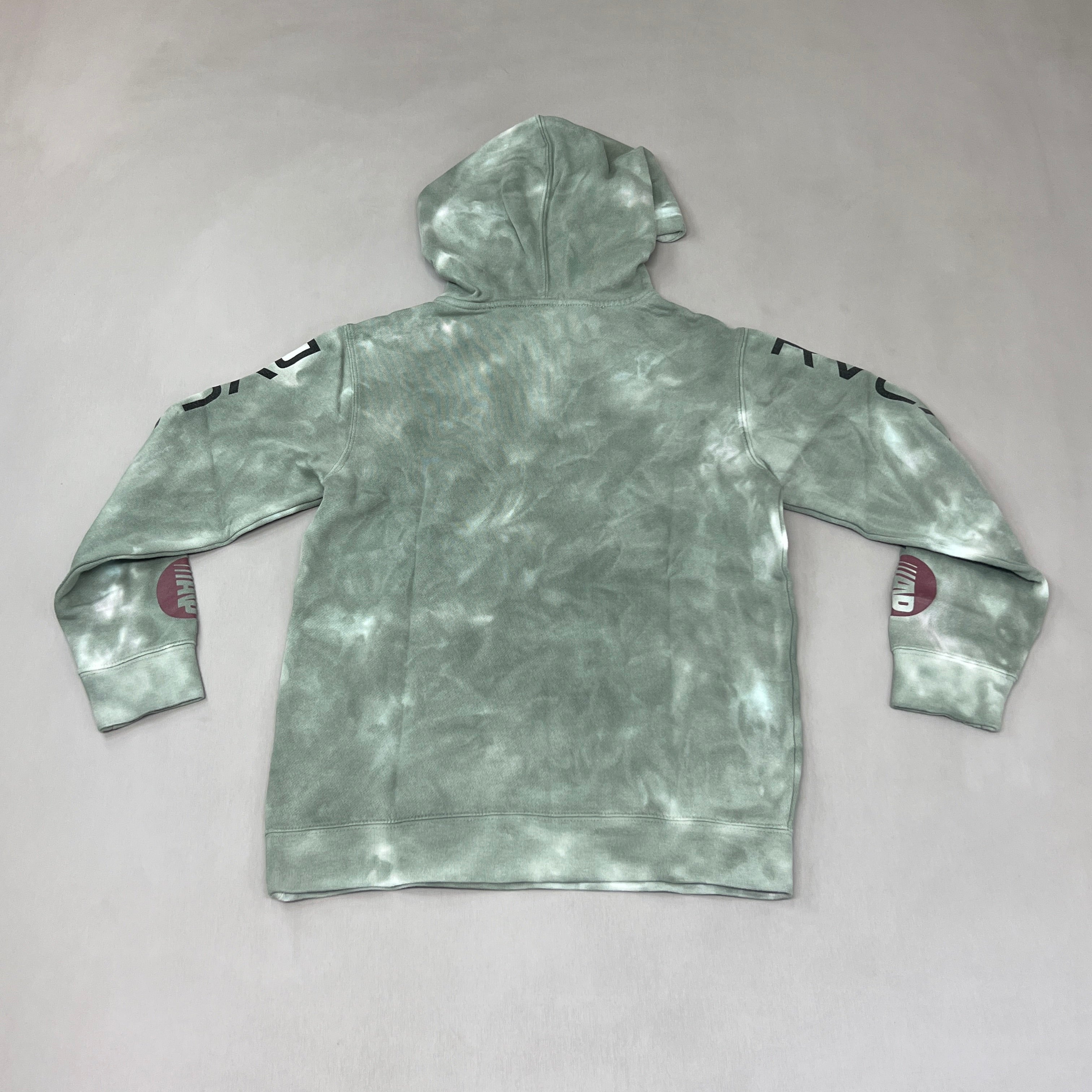 RVCA Artist Network Program Tie Dye Hoodie Youth Sz M /12 AVBSF00106 Green (New)