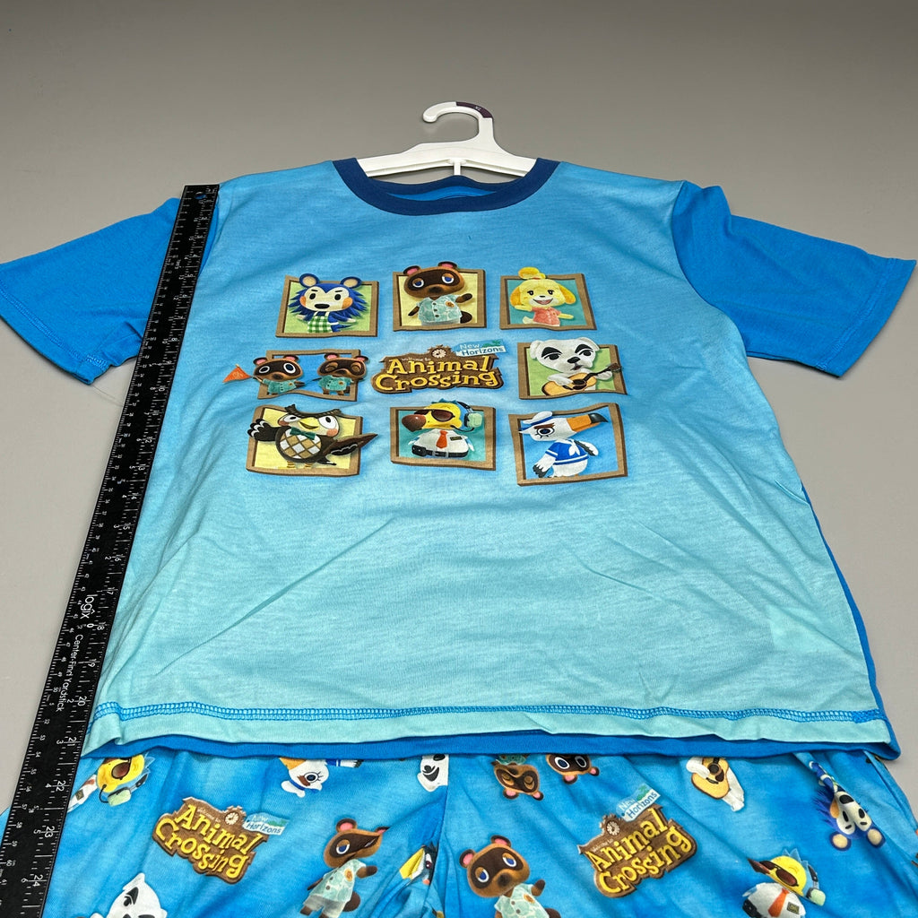 KOMAR KIDS Boys' Animal Crossing 2pc Pajama Set Blue Sz XL (New)