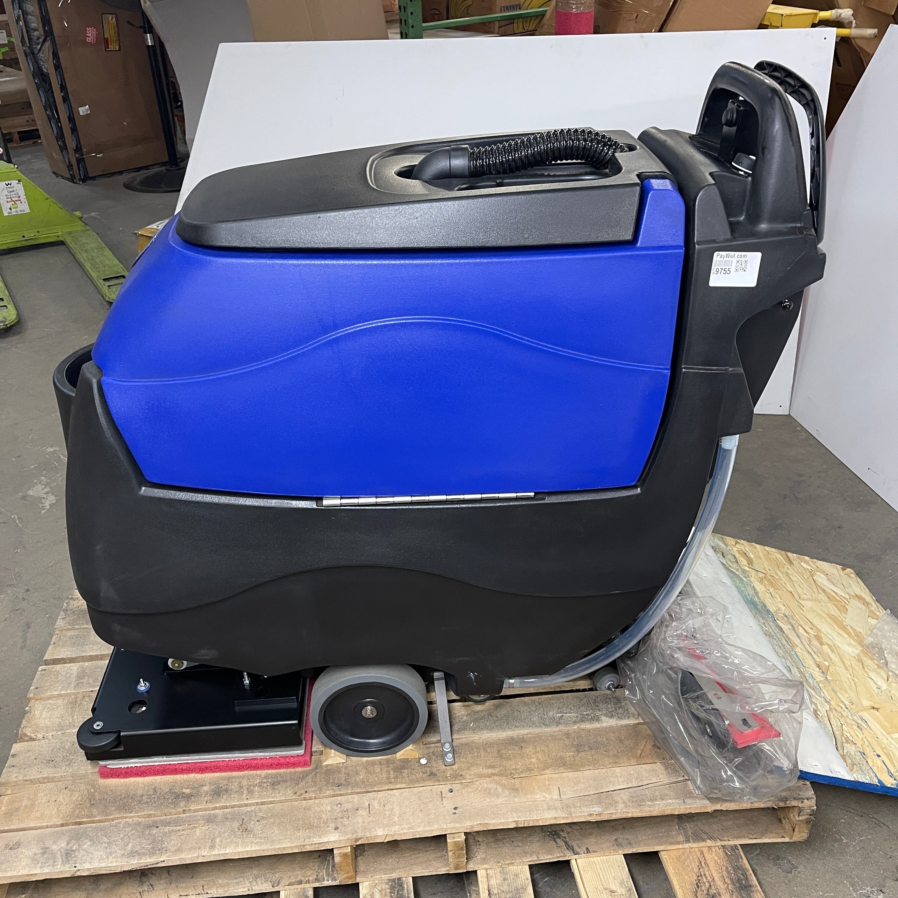 POWERKLEEN Floor Scrubber Transaxle Drive with Battery Shield Blue/Black S-20 (New)