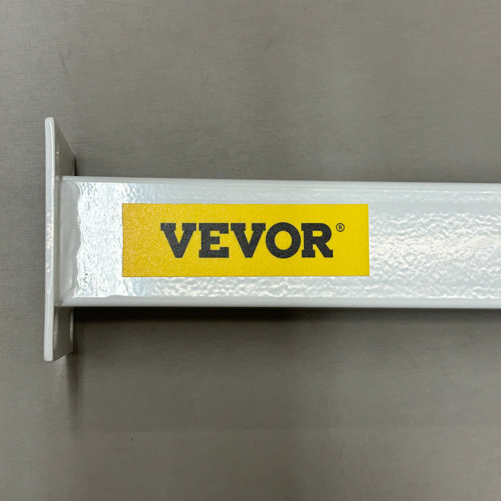 VEVOR Handrails for Outdoor Steps White Wrought Iron Handrail 41.7" x 38.2" (New)