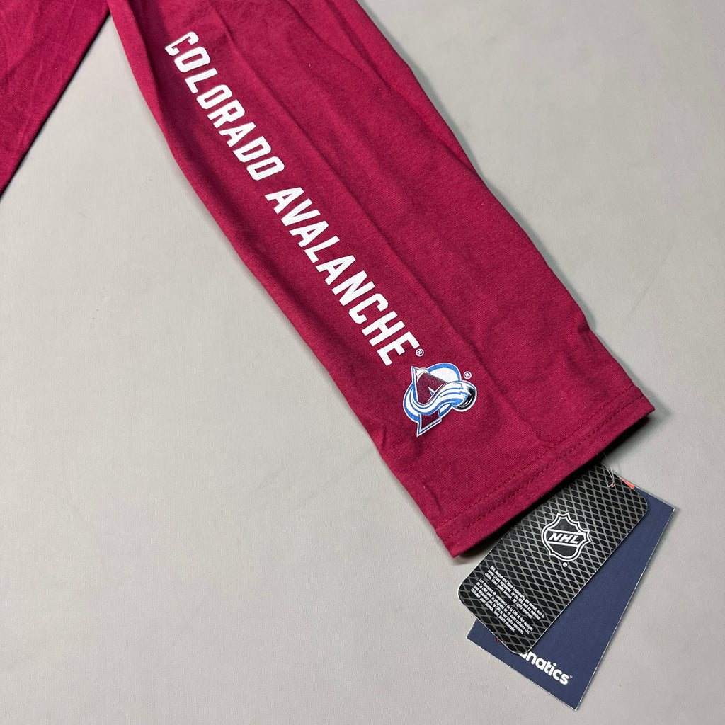 FANATICS 2022 Stanley Cup Champions Colorado Avalanche Long Sleeve T-shirt Sz L Burgundy 058N SC Champs (New)