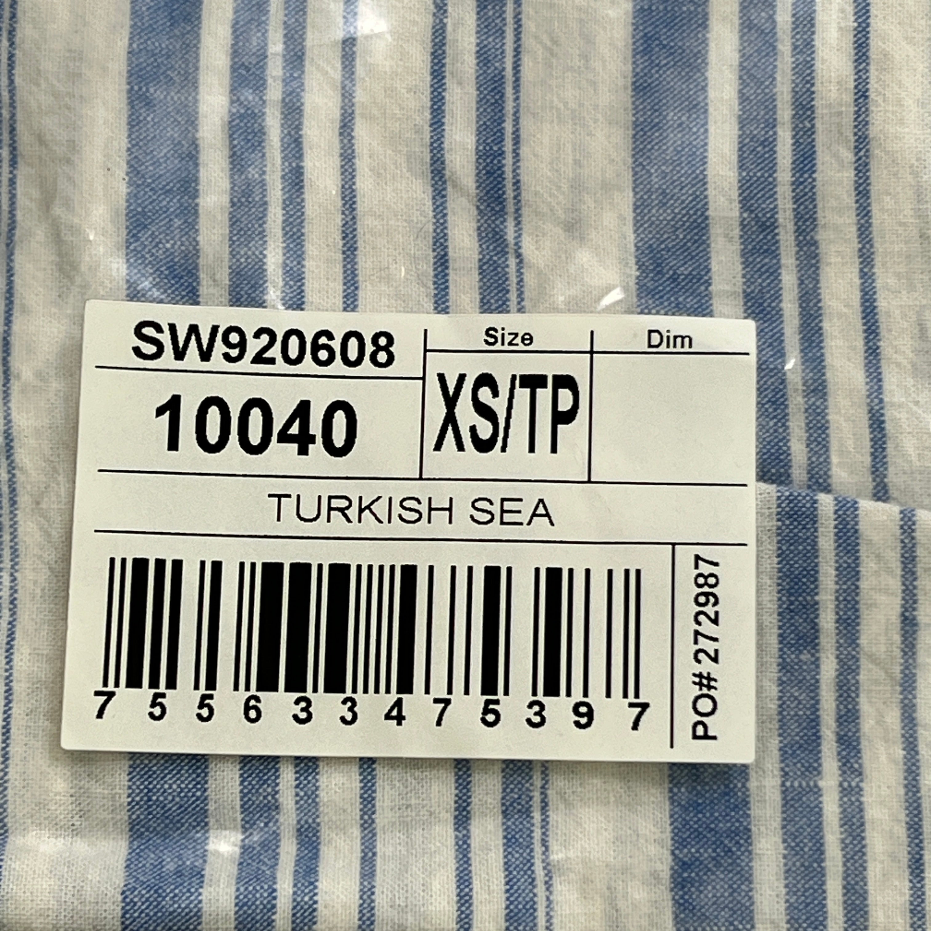 TOMMY BAHAMA Women's Shell Yea Stripe Midi Skirt Turkish Sea Size XS (New)