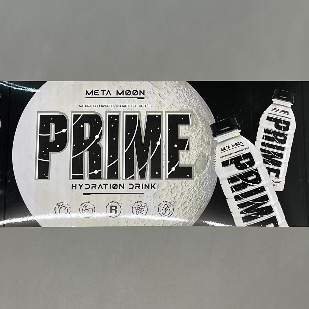 PRIME Hydration Drink META MOON Sports Beverage Banner / Poster 12 in x 16 ft (New)
