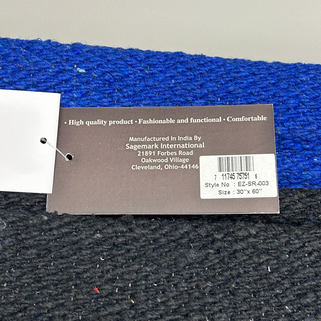 EQUINE ZONE 30" x 60" Saddle Blanket Navy (New)