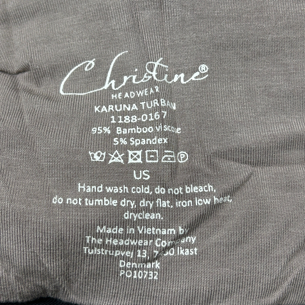 CHRISTINE HEADWEAR Karuna Turban Brown 1188-0167 (New)