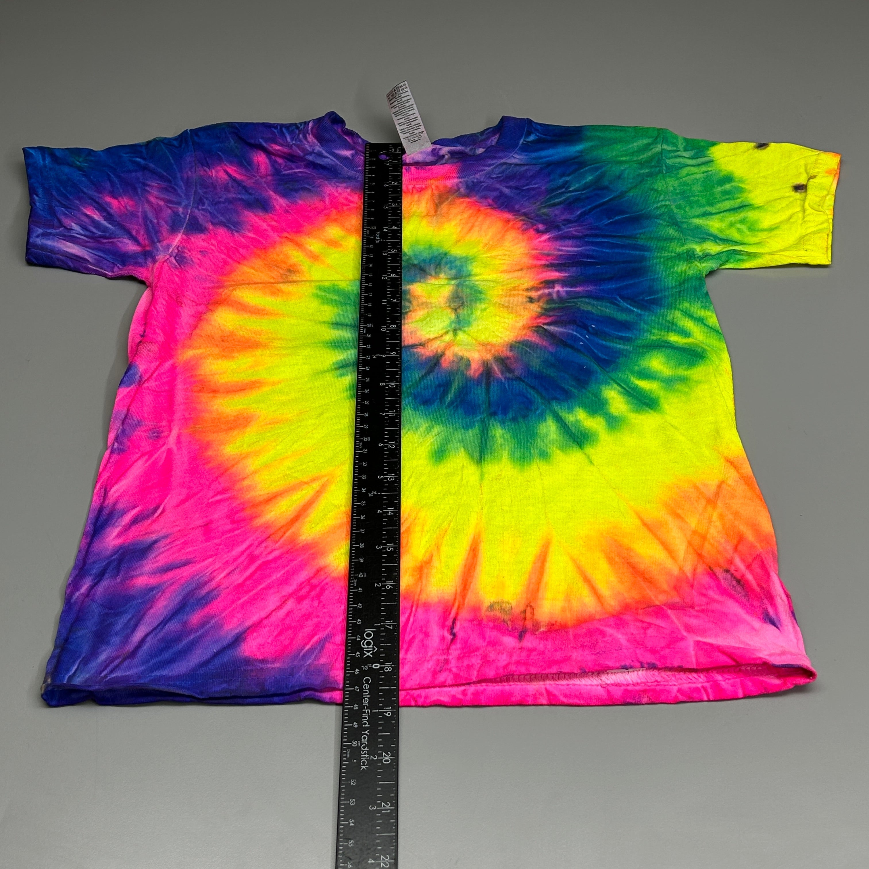 GILDAN (12 PACK) Tie Dye Short Sleeve Unisex Heavy Cotton T-Shirts Sz Youth XS