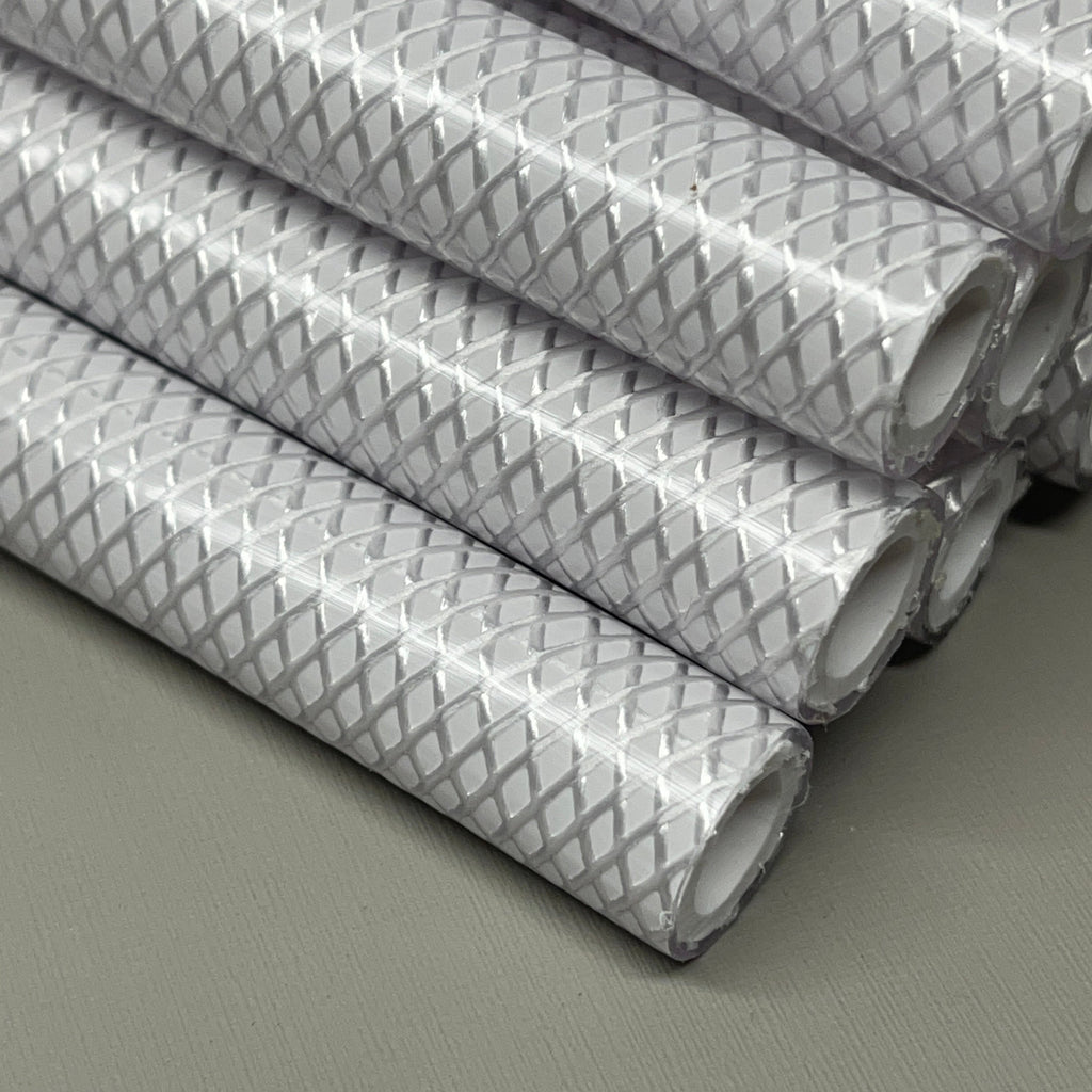 Pack Of 100 Braided Water Line Tubing / Hoses .332 X .555 X 14.5 Long Made In USA (New)