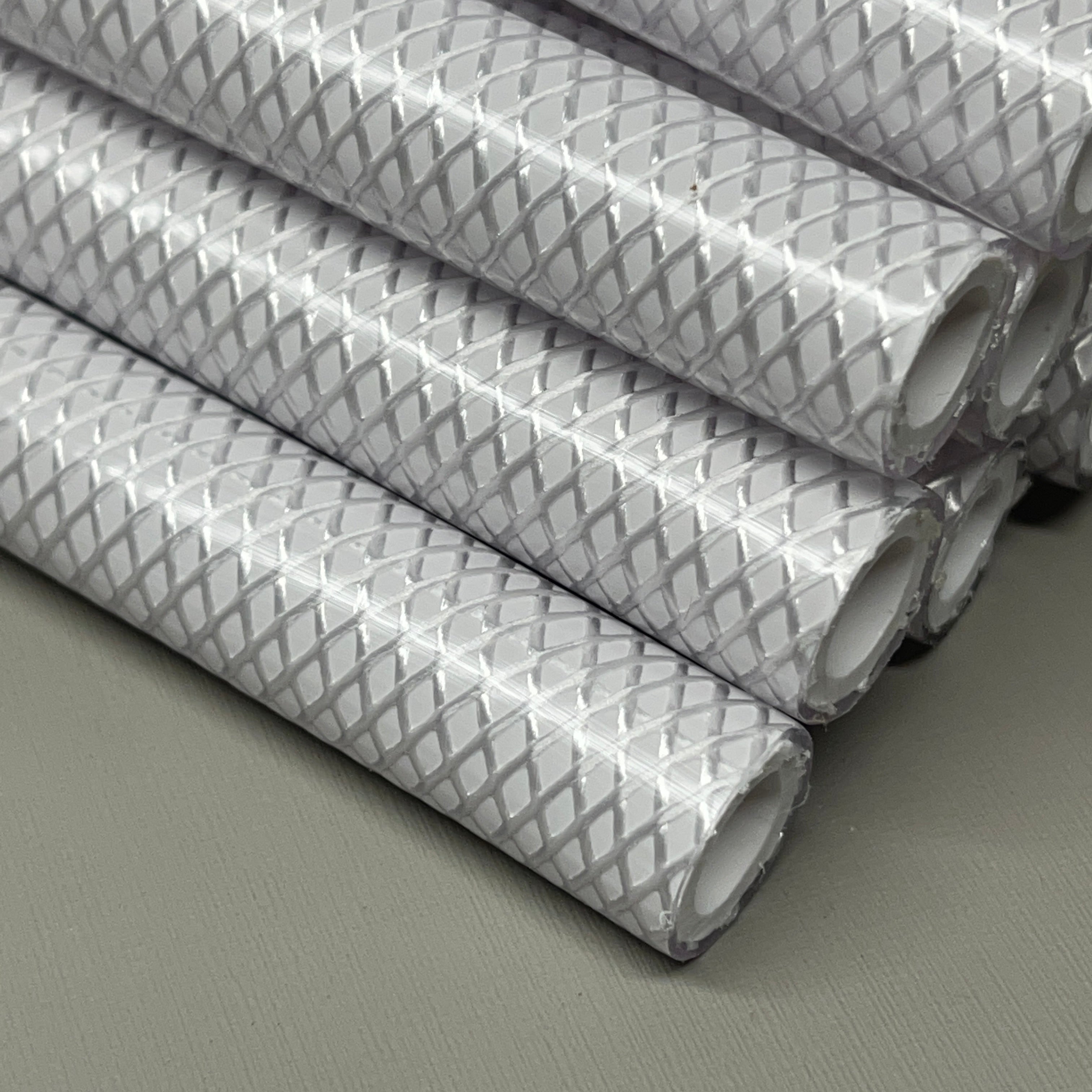 Pack Of 100 Braided Water Line Tubing / Hoses .332 X .555 X 14.5 Long Made In USA (New)