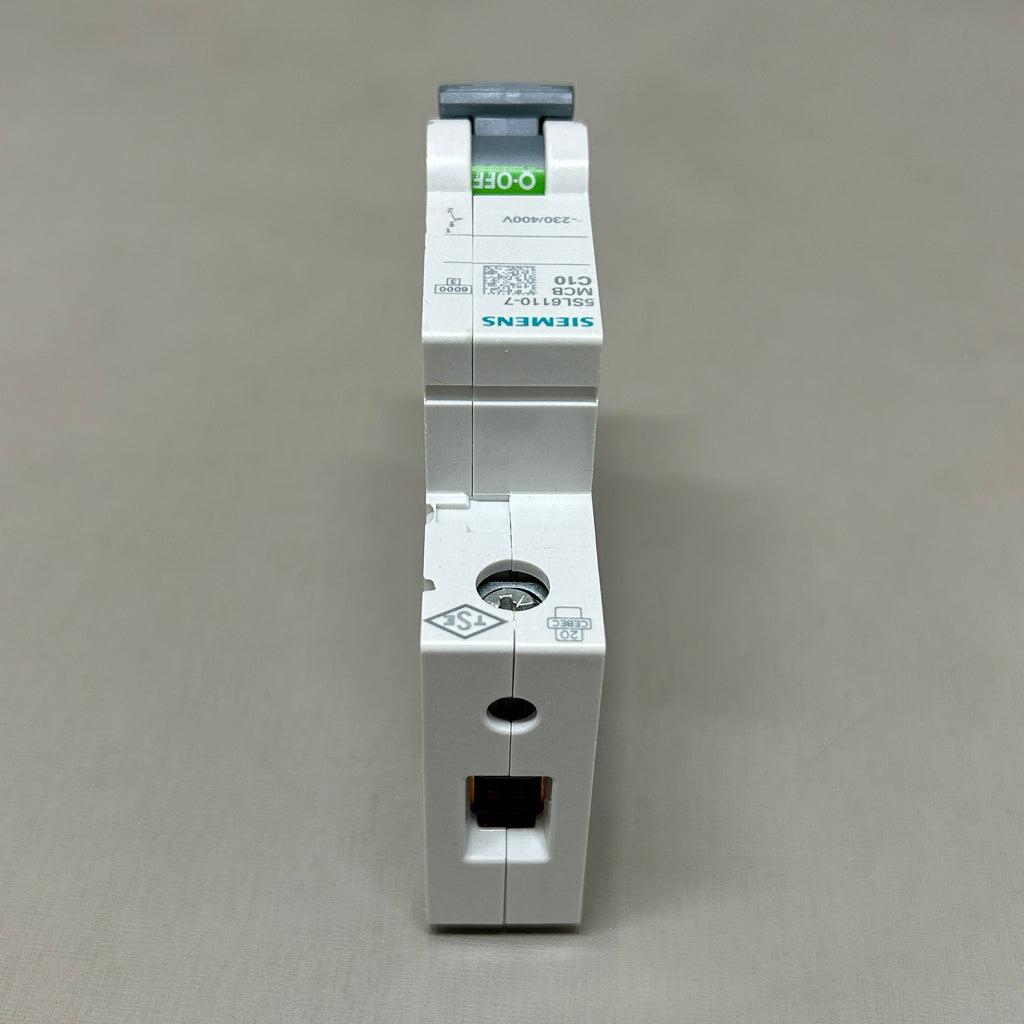 SIEMENS Miniature Circuit Breaker 230/400 V 6kA Off-White 5SL6110-7 (New)
