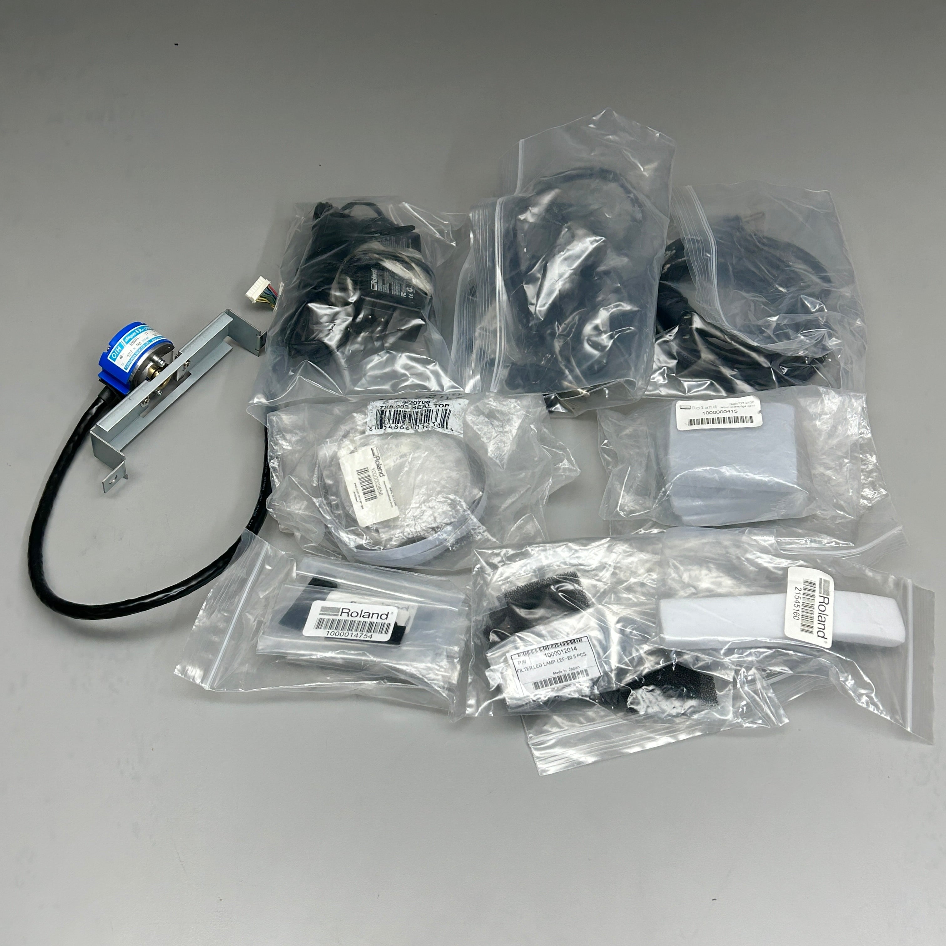 Lot of ROLAND Printer Parts and Power Cords