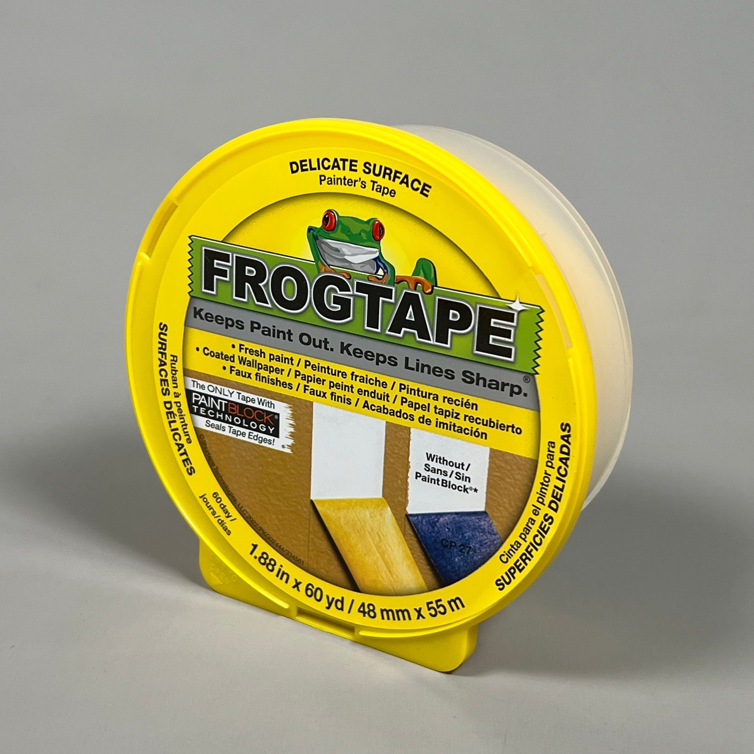 2-PK SHURTAPE FROGTAPE Multi-Surface Masking Tape Yellow 1.88 in x 60 yd 334561 (New)