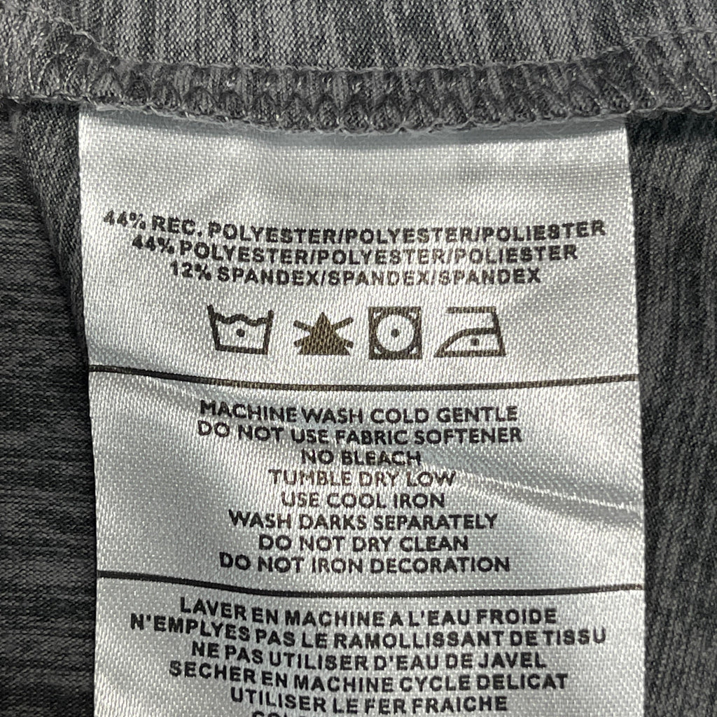 ZUSA Pull Over Shirt Long Sleeve Brisk Quarter Zip Women's Sz M Charcoal Heather (New)
