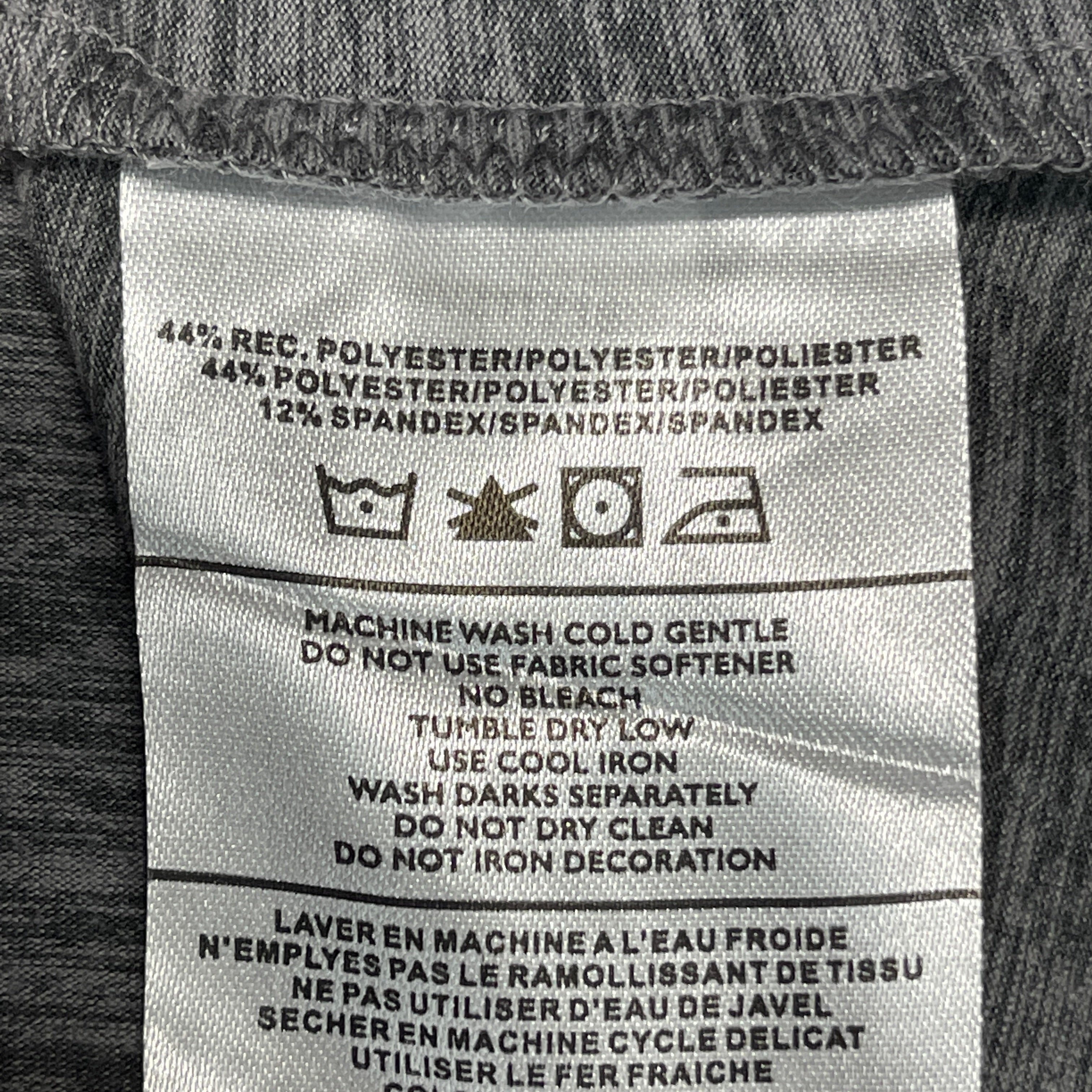 ZUSA Pull Over Shirt Long Sleeve Brisk Quarter Zip Women's Sz M Charcoal Heather (New)