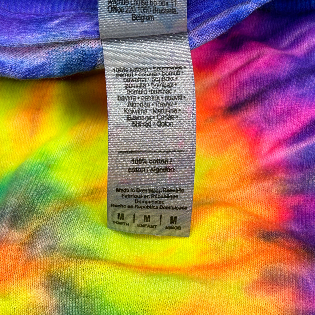 GILDAN (12 PACK) Tie Dye Short Sleeve Unisex Heavy Cotton T-Shirts Sz Youth Medium (New)