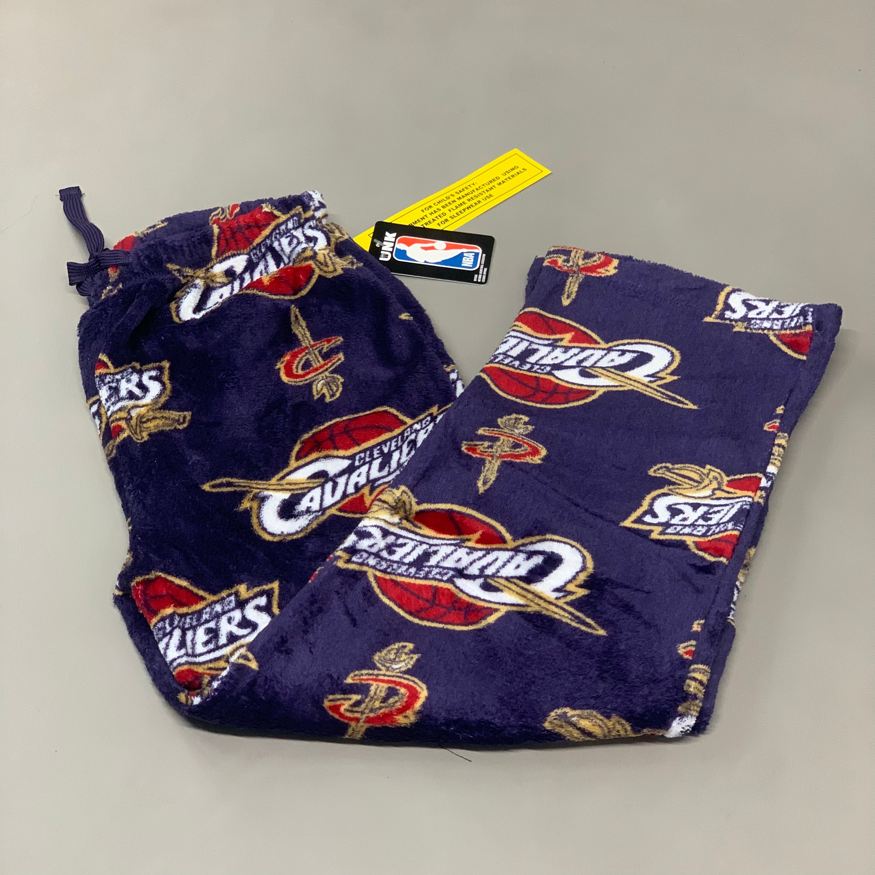 UNK NBA Cleveland Cavaliers Fleece Pajama Pants Boys Size 10/12 Navy Blue HNY1681FCC (New)