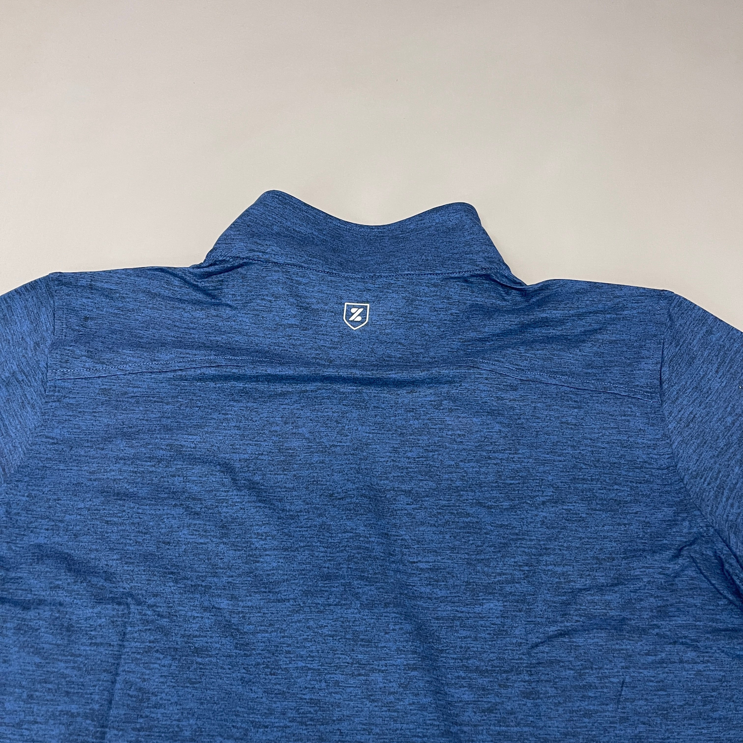 ZUSA Pull Over Shirt Long Sleeve Brisk Quarter Zip Men's Sz XL Navy Heather (New)