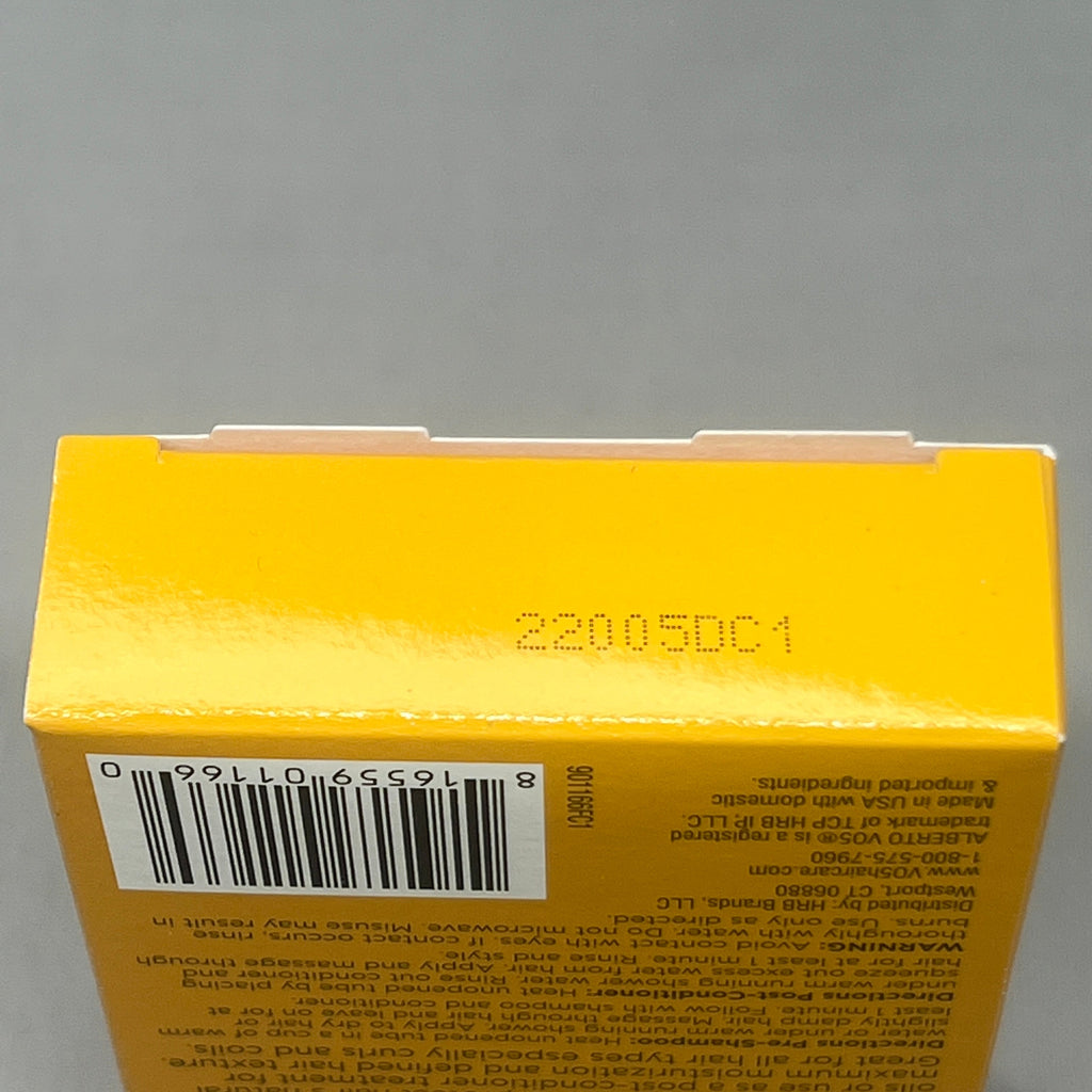 ALBERTO Vo5 Hot Oil Treatment 2-PACK! (2 tubes/box = 4 total tubes) 0.5 fl oz (New)
