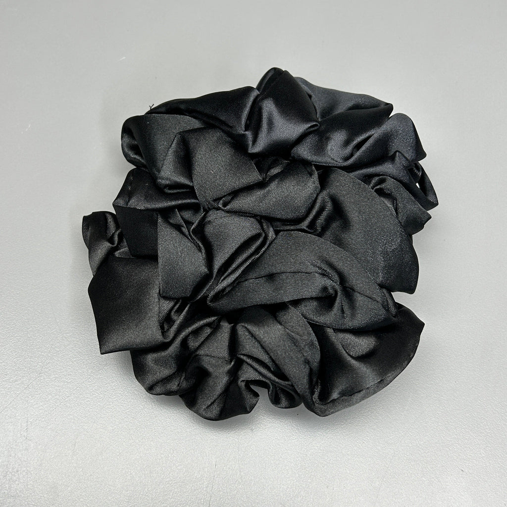 CONAIR 3-PACK! The Basik Edition Satin Sleep Scrunchies Black (New)