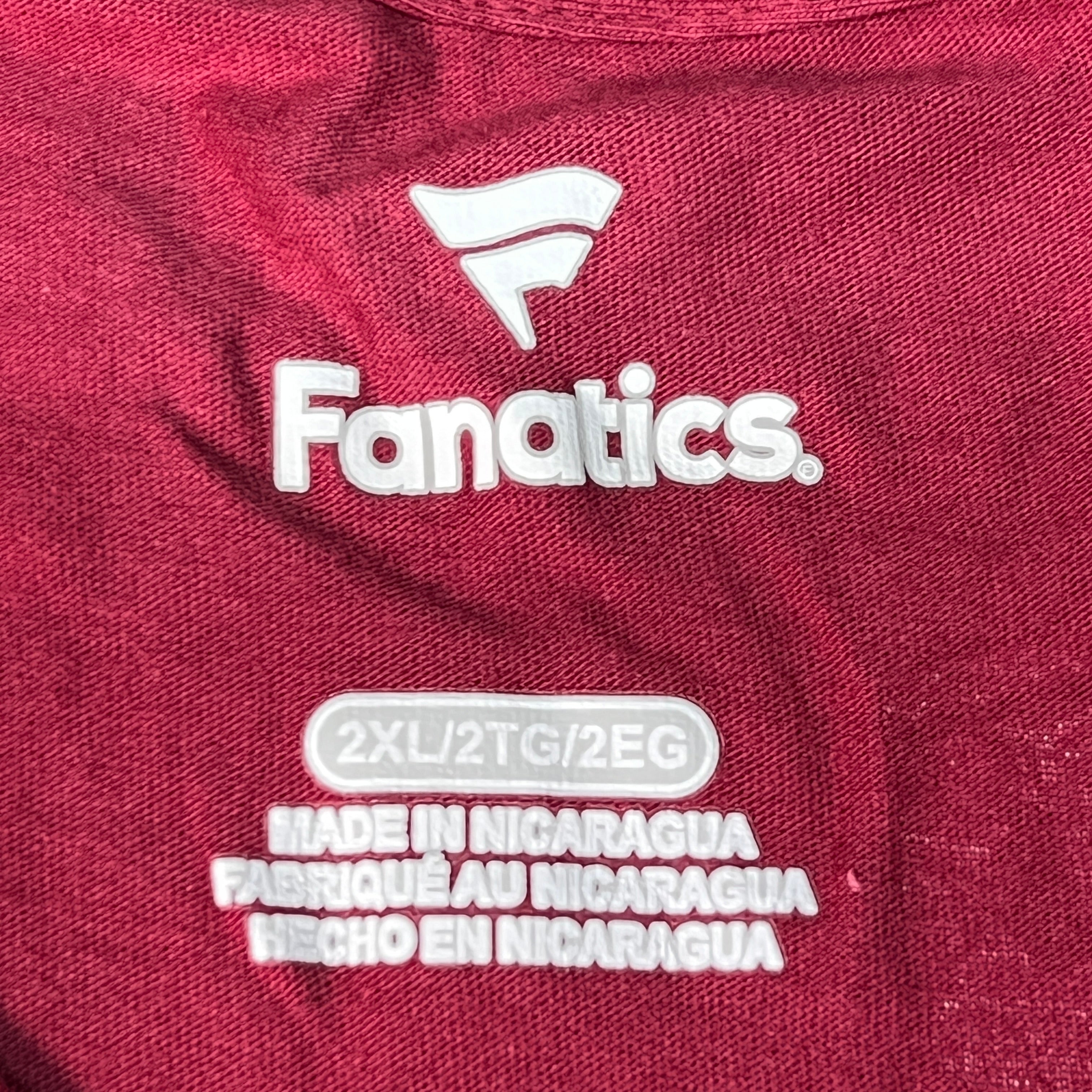 FANATICS 2022 Stanley Cup Champions Colorado Avalanche Long Sleeve T-shirt Sz 2XL Burgundy 058N SC Champs (New)