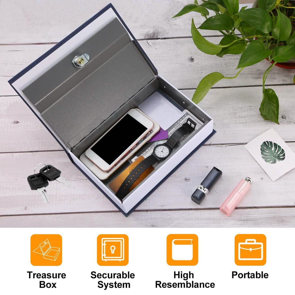 iMountek Dictionary Safe Secret Diversion Book Metal Box