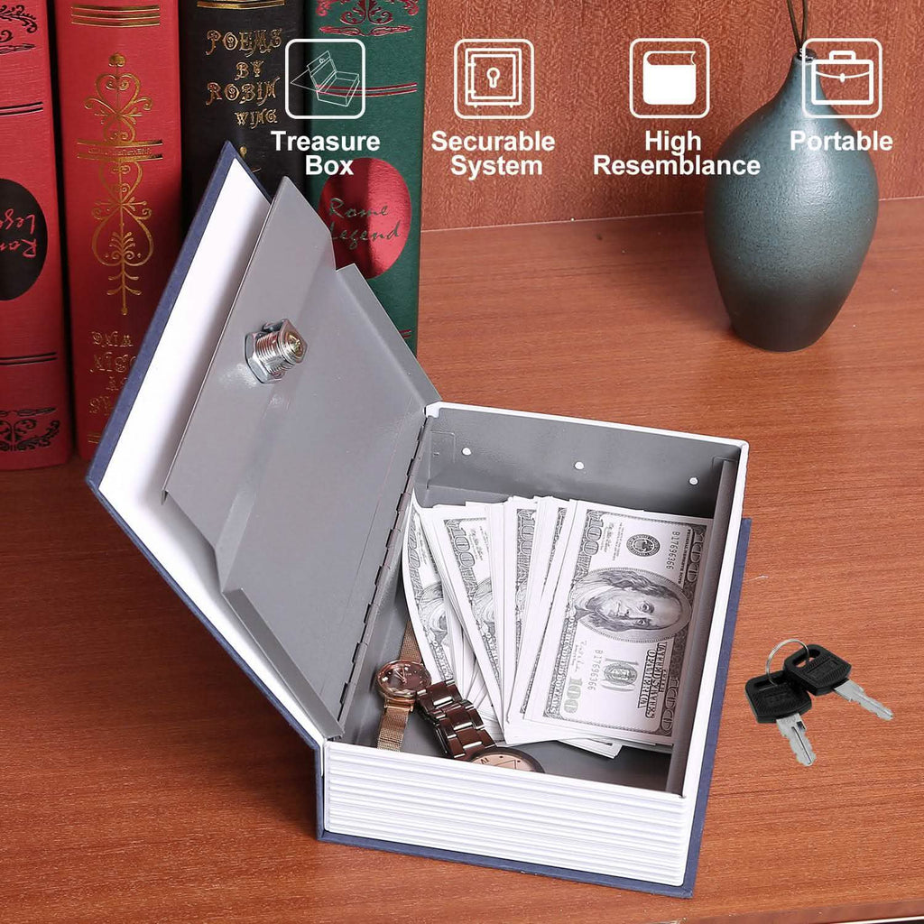 iMountek Dictionary Safe Secret Diversion Book Metal Box