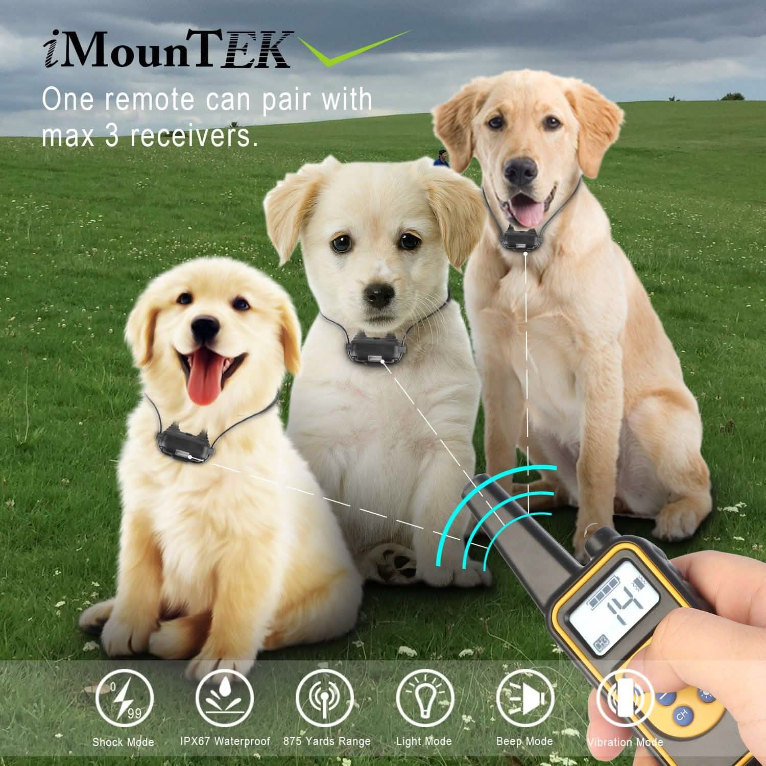 iMountek Dog Training Collar IP
