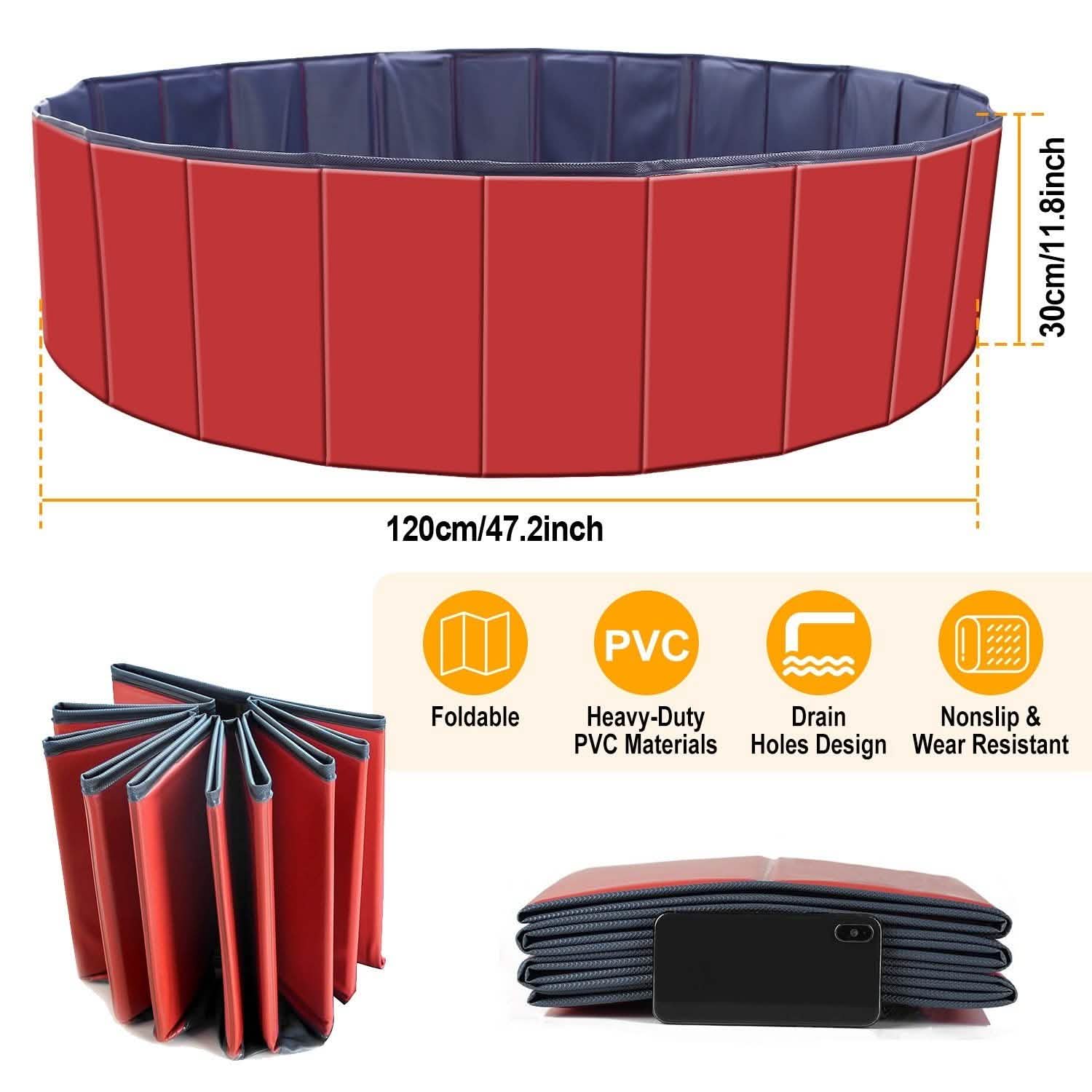 iMounTEK Foldable Pet Swimming Pool