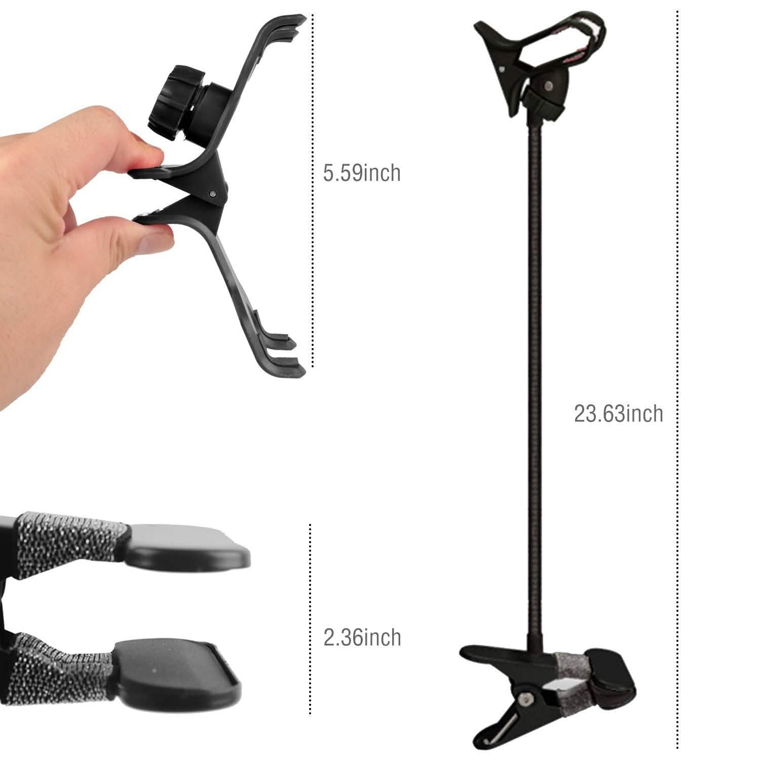 iMountek Lazy Bracket 360 Degree Rotation Gooseneck Clip